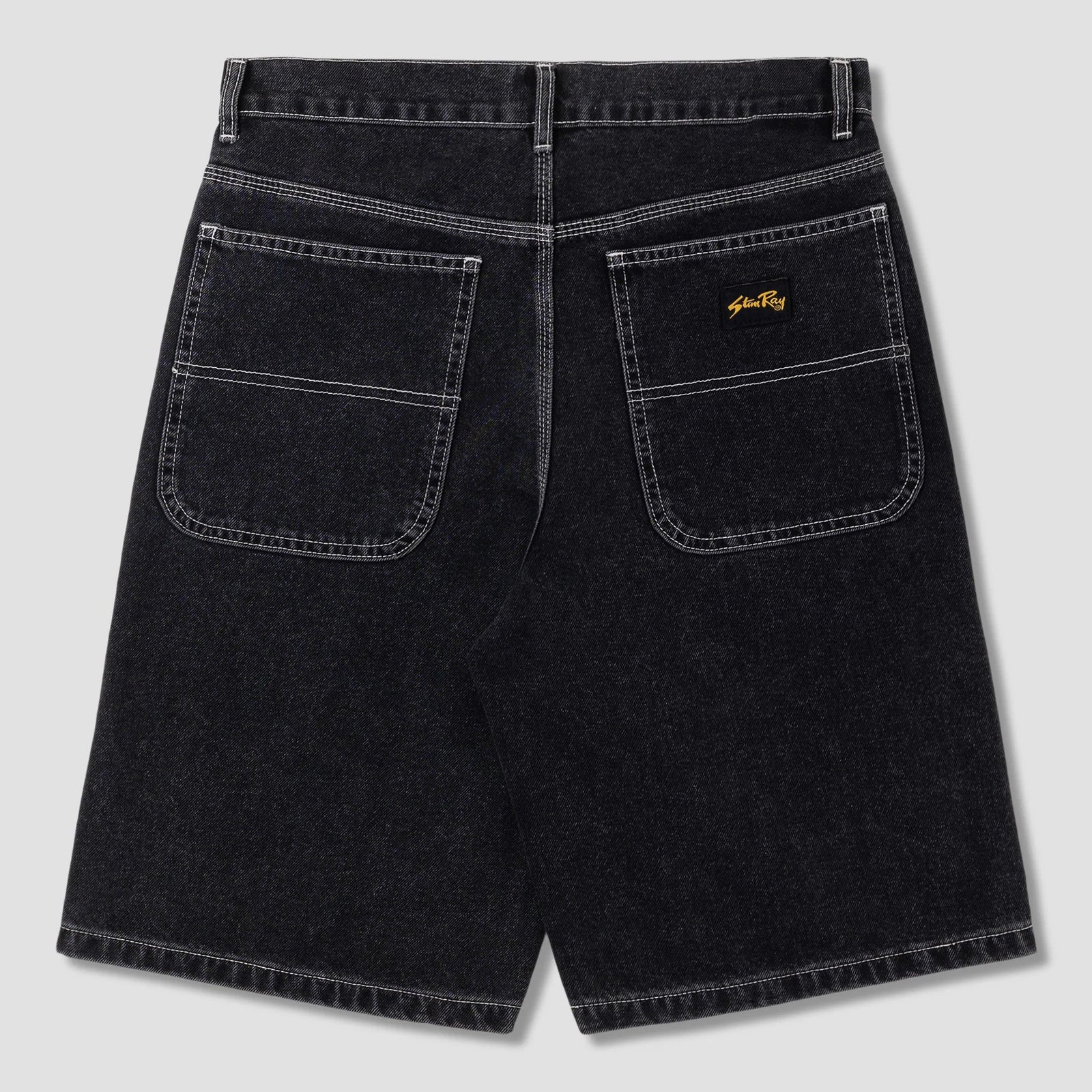 Stan Ray Wide 5 Short - Washed Black Denim