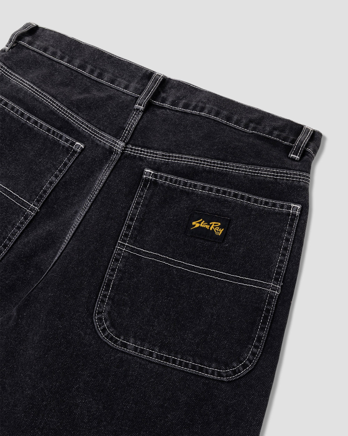 Stan Ray Wide 5 Short - Washed Black Denim