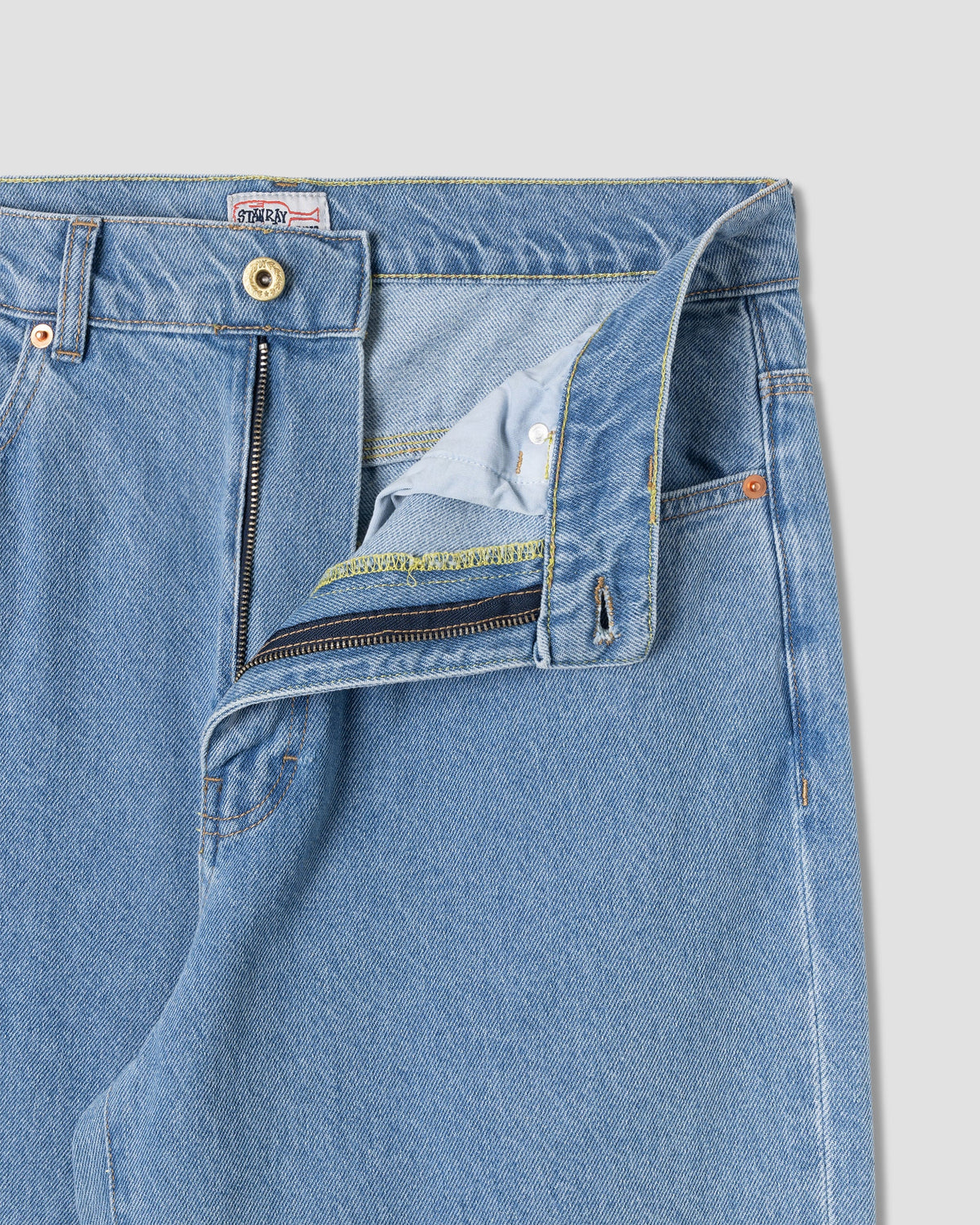 Stan Ray Wide 5 Jean - Mid Stone denim