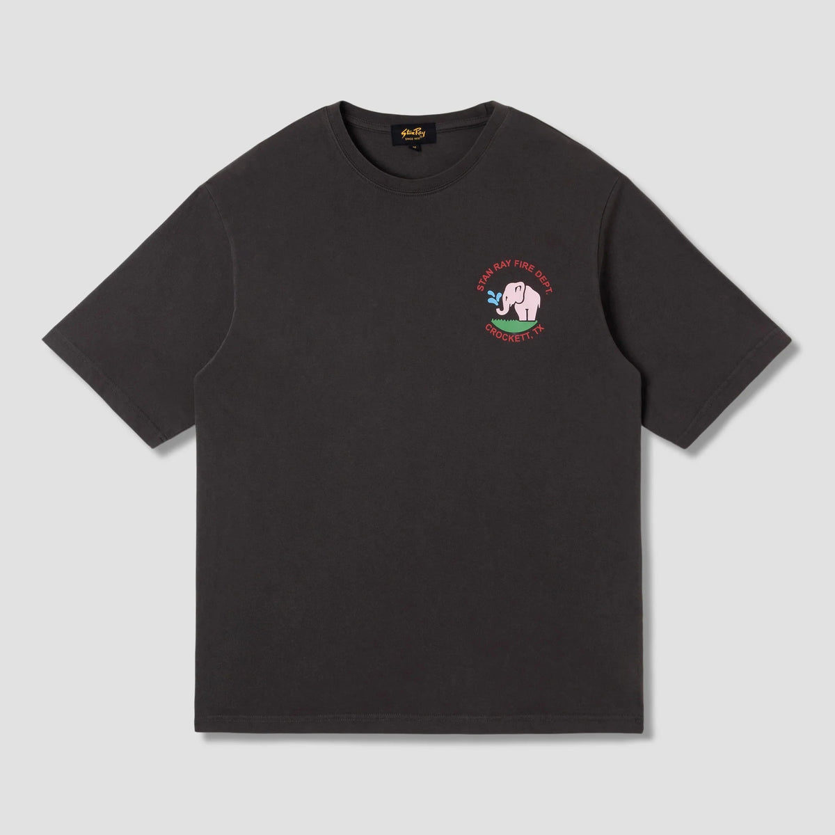 Stan Ray Fire Dept T-Shirt - Raven Black
