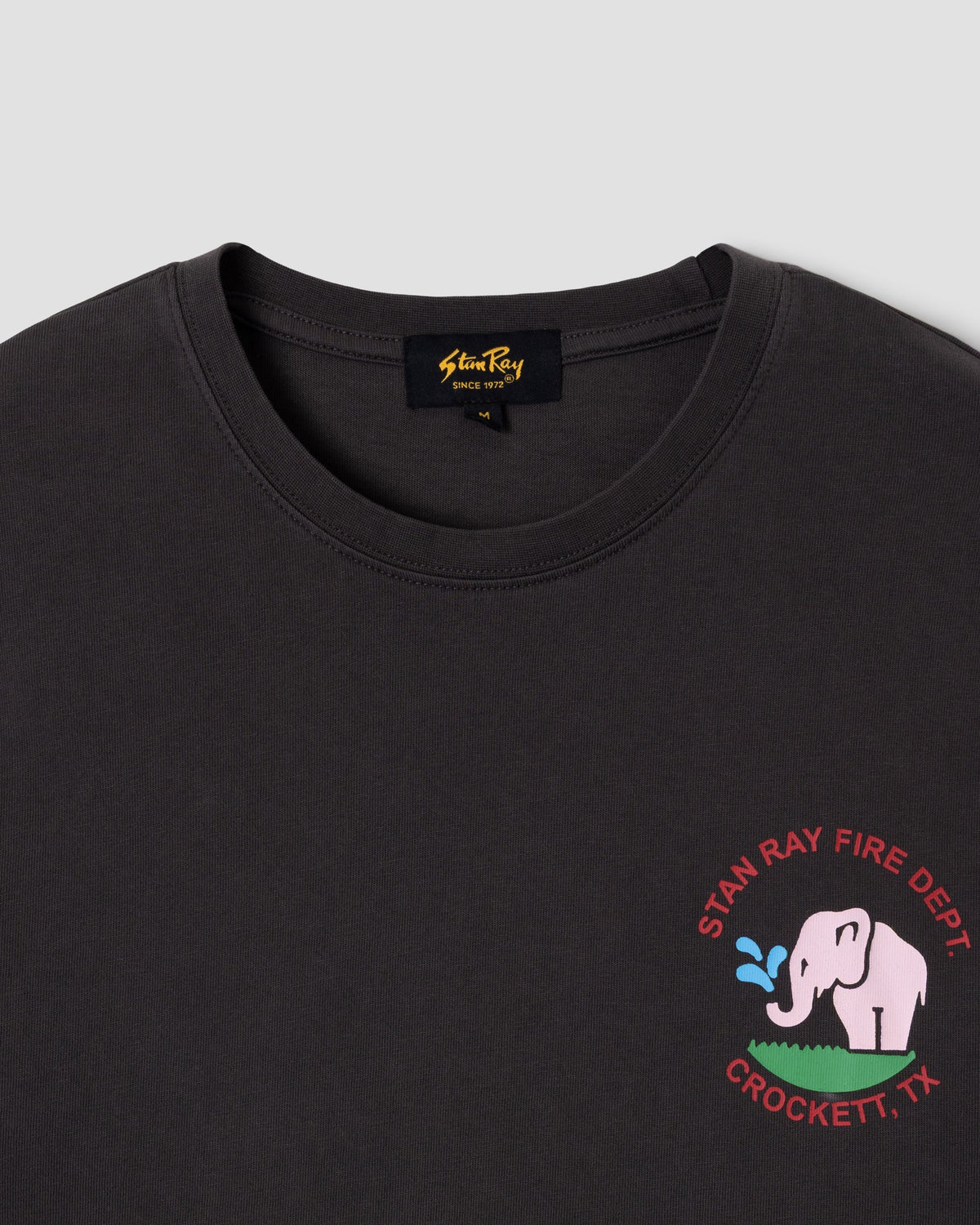 Stan Ray Fire Dept T-Shirt - Raven Black