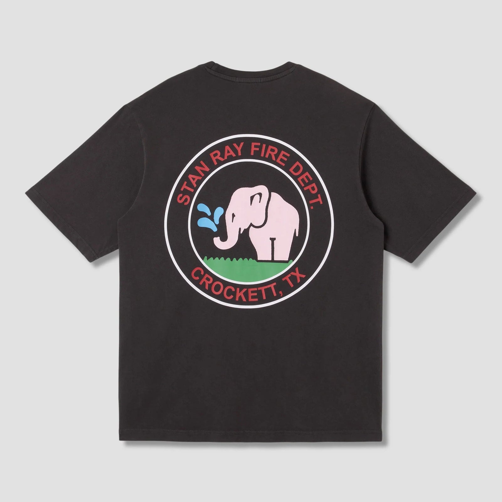 Stan Ray Fire Dept T-Shirt - Raven Black