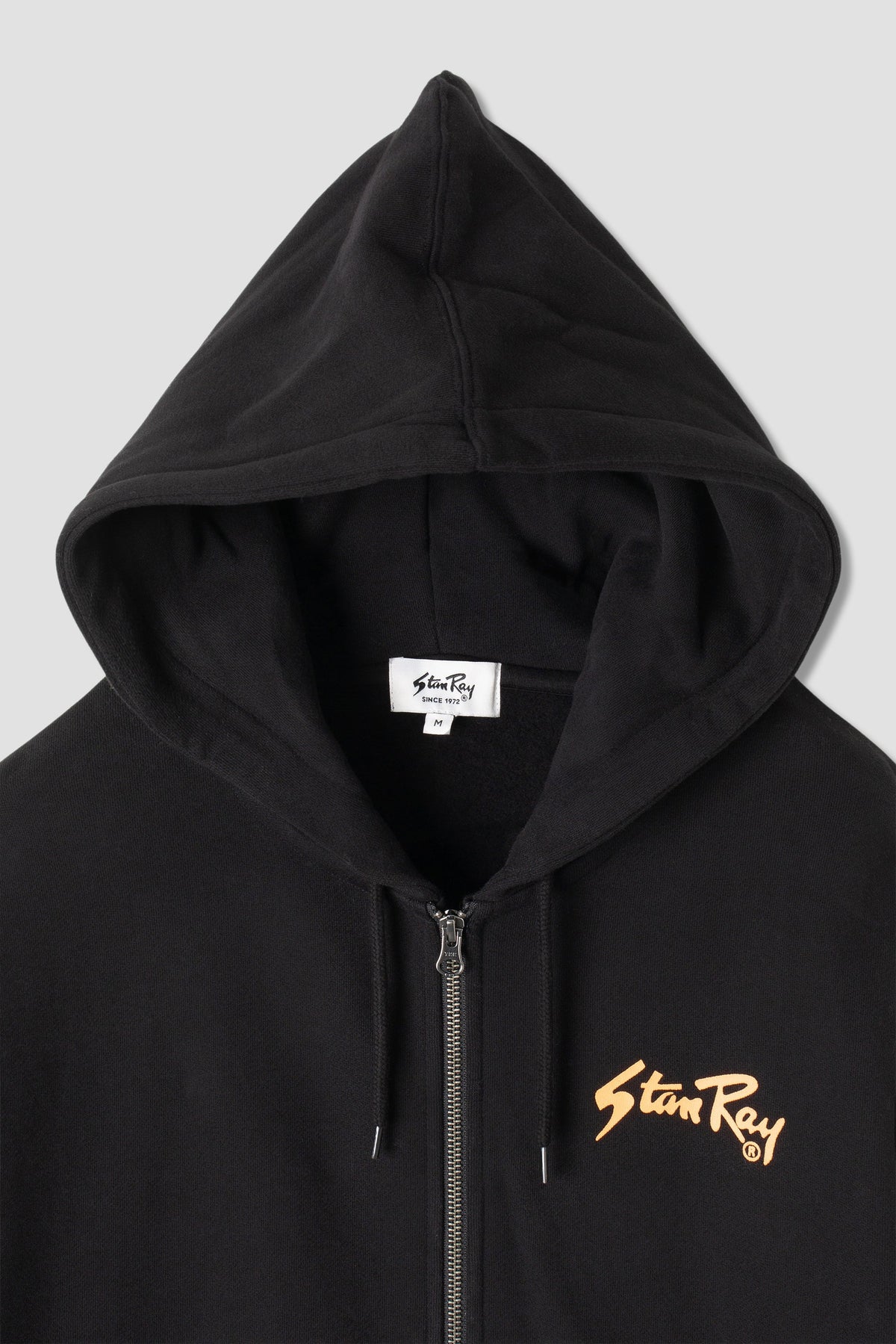 Stan Ray OG Zip Hood - Black / Orange