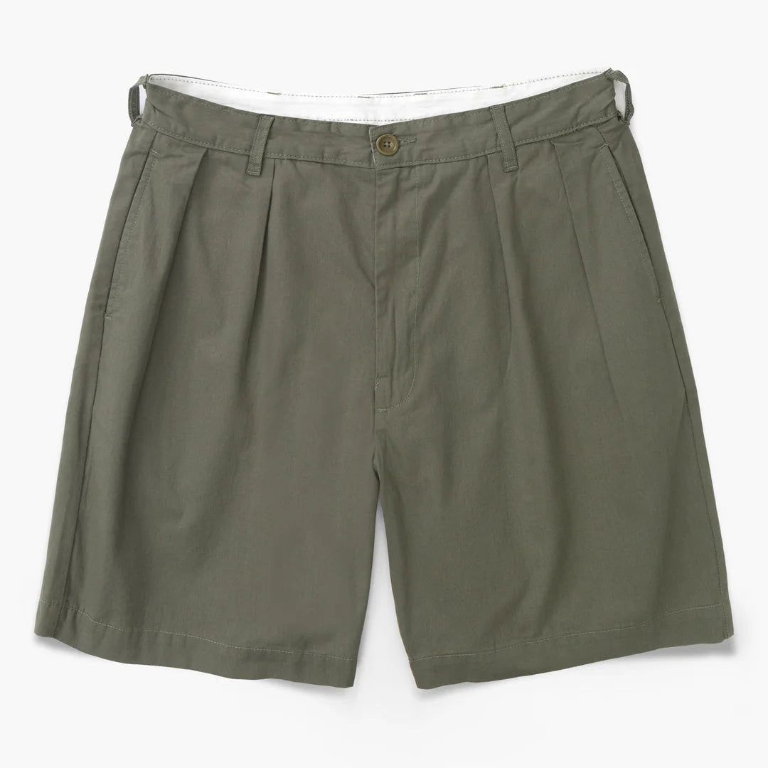 Service Works Twill Part Timer Shorts - Olive
