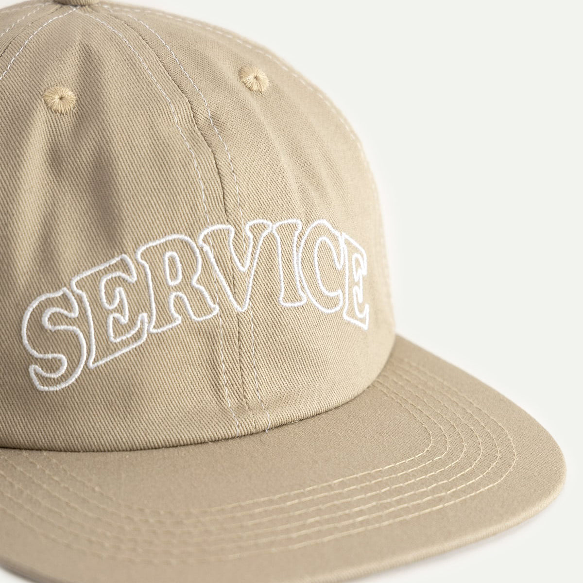 Service Works Arch Logo Stitch - Bone