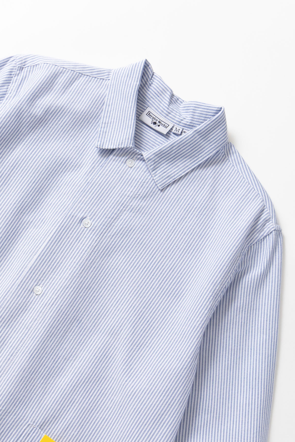 Service Works Waiter Shirt - Oxford Blue Stripe