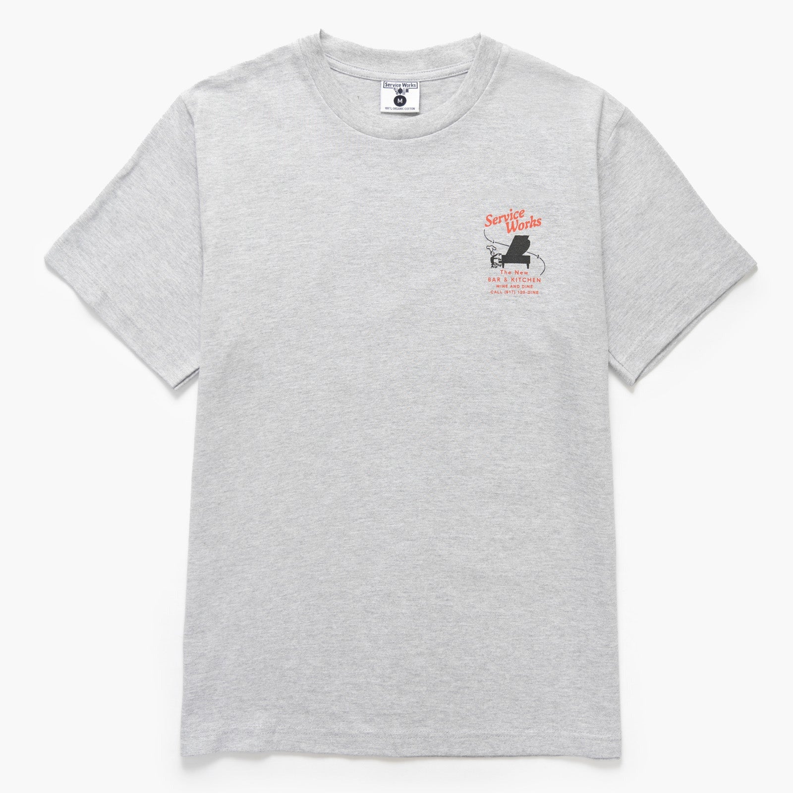 Service Works Bar & Kitchen T-Shirt - Heather Grey