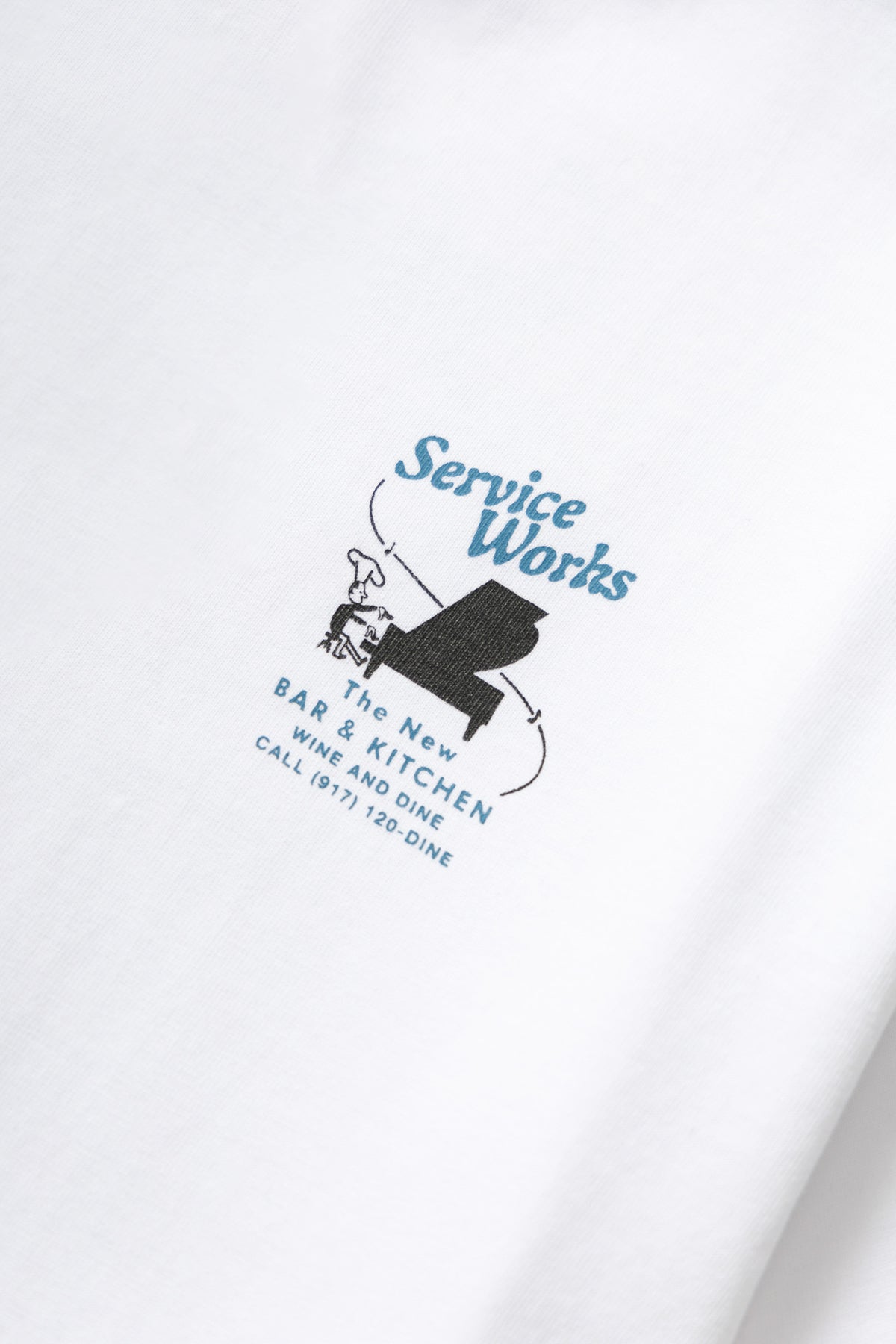 Service Works Bar &amp; Kitchen T-Shirt - White
