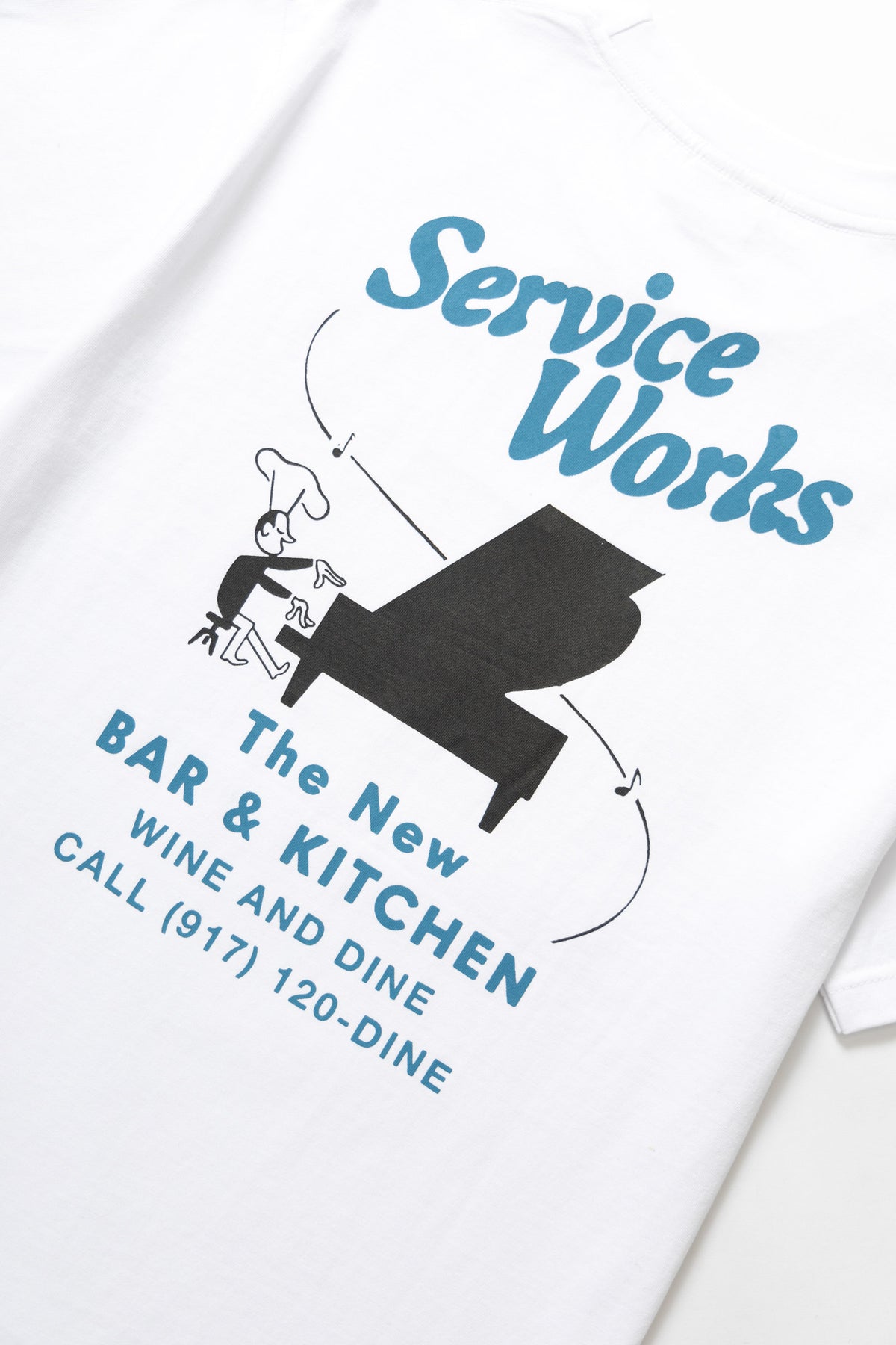 Service Works Bar &amp; Kitchen T-Shirt - White