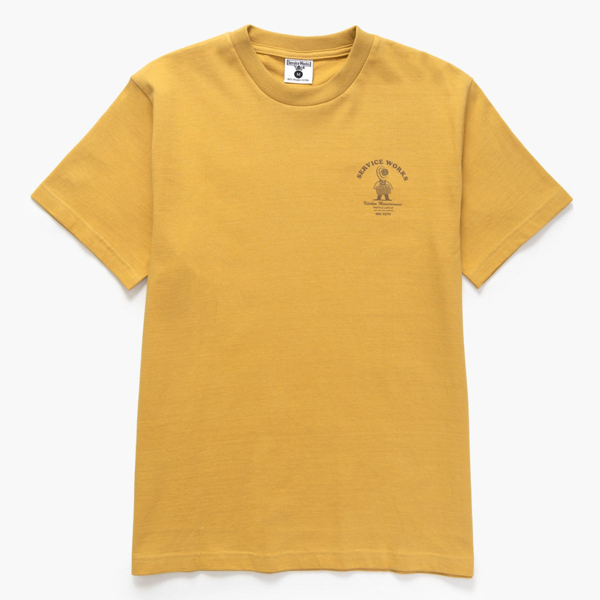Service Works Maintenance T-Shirt - Mustard