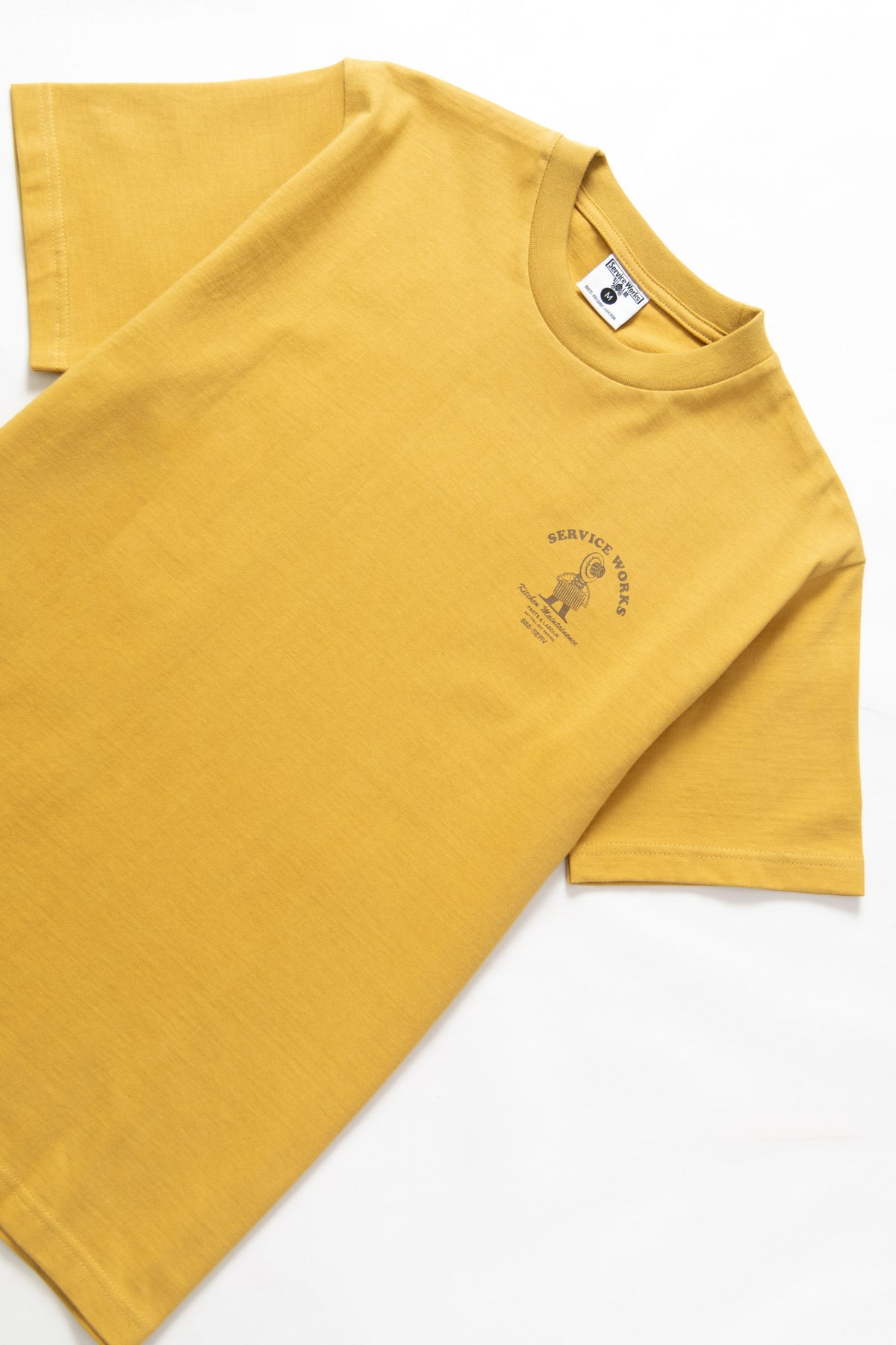 Service Works Maintenance T-Shirt - Mustard