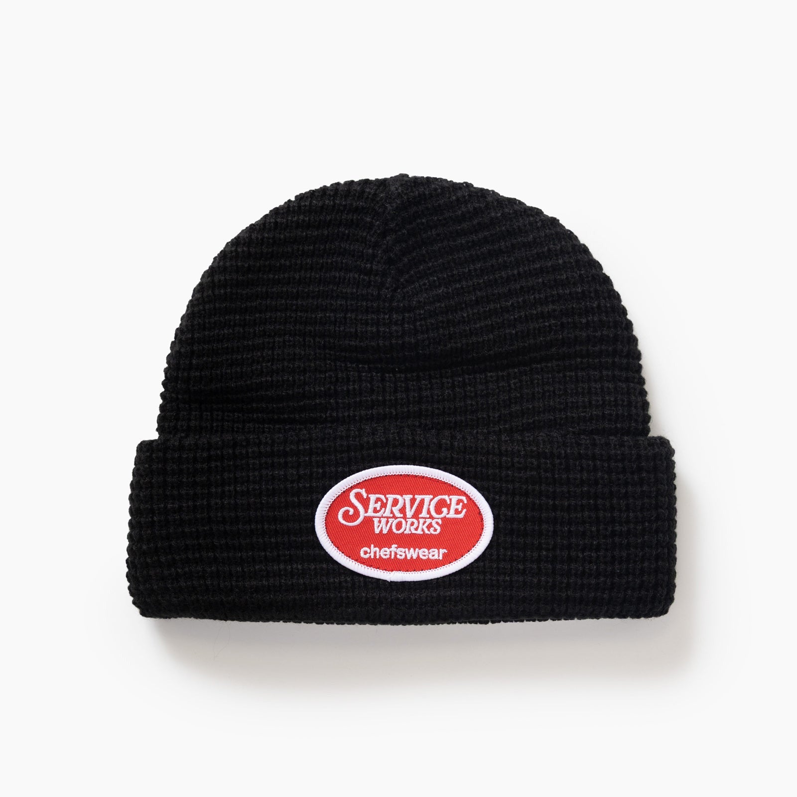 Service Works Waffle Patch Beanie - Black