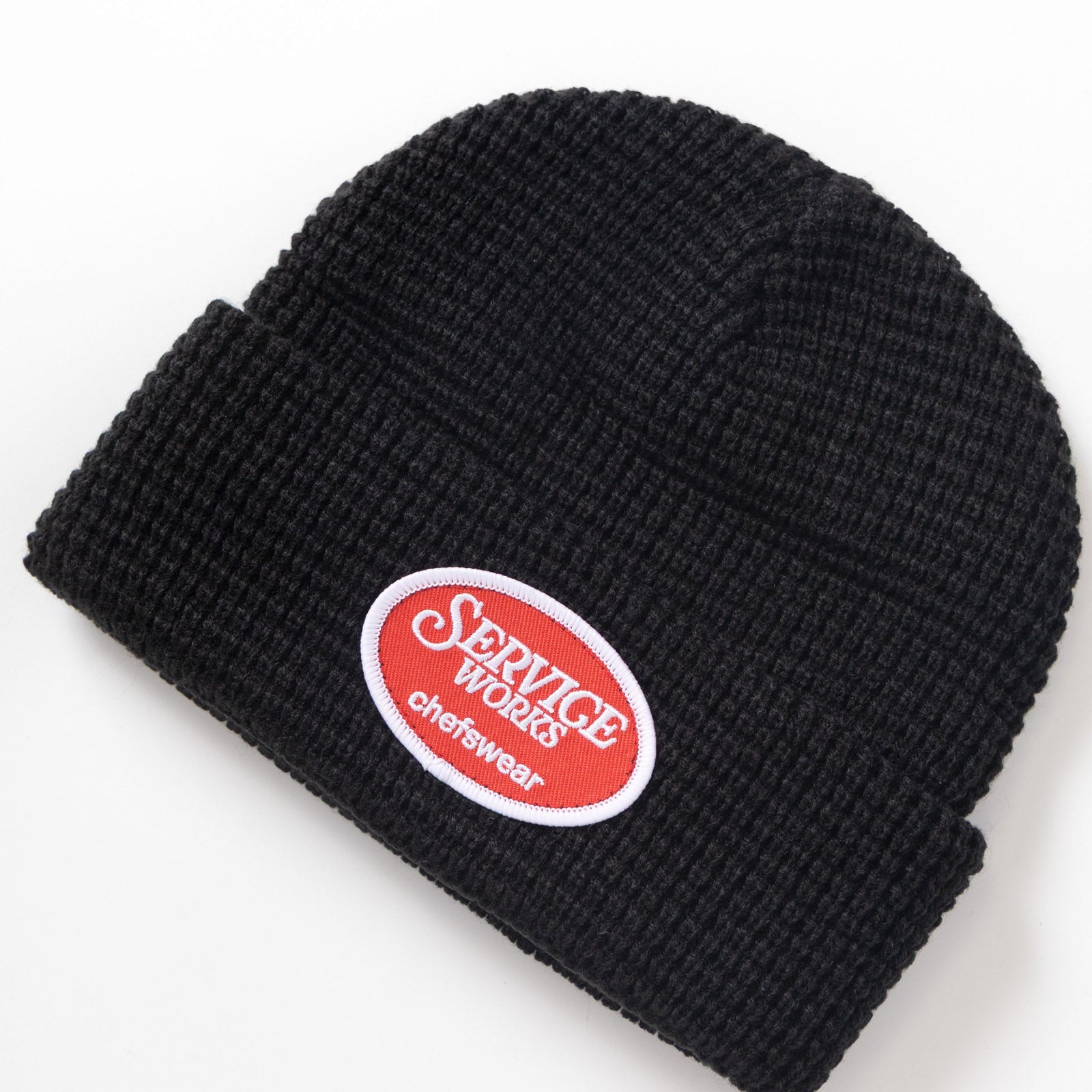 Service Works Waffle Patch Beanie - Black