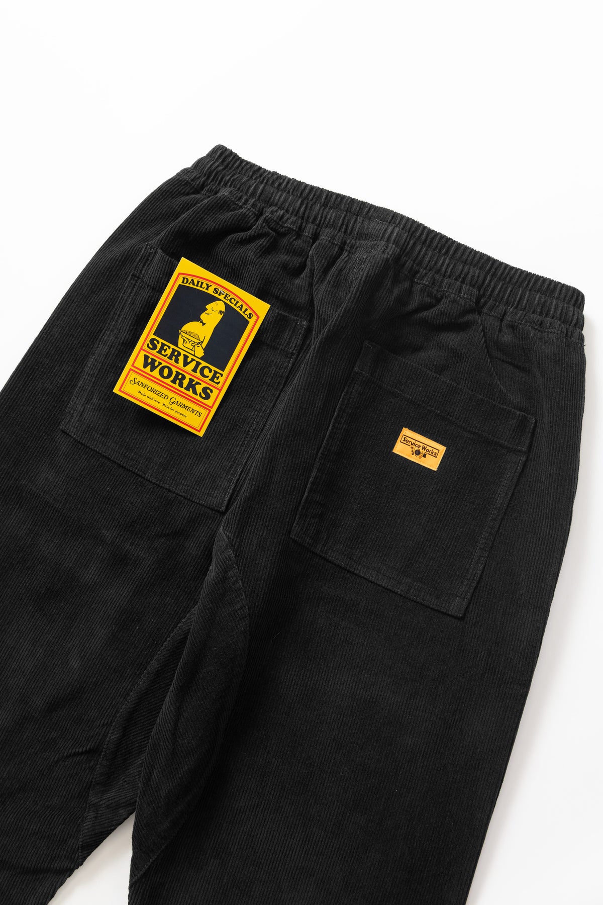 Service Works Cord Chef Pants - Black