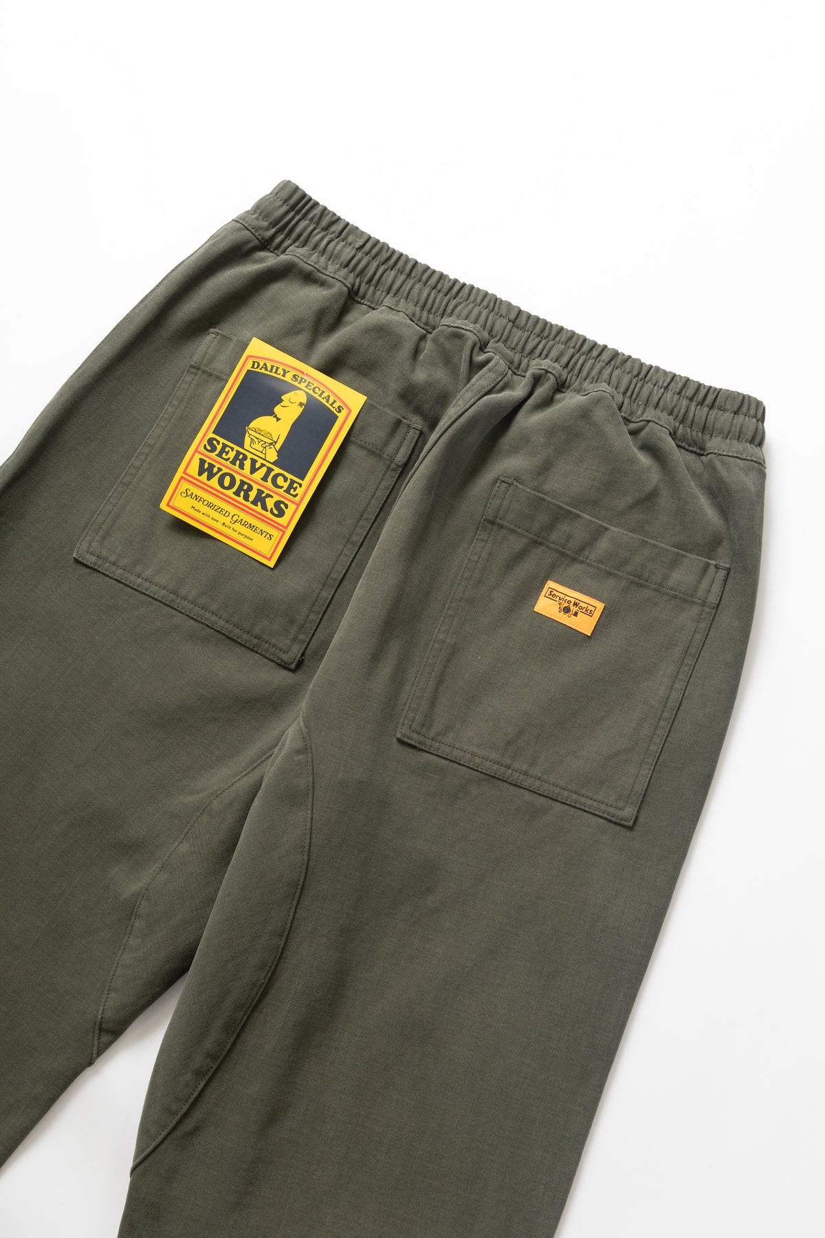 Service Works Moleskin Chef Pants - Moss