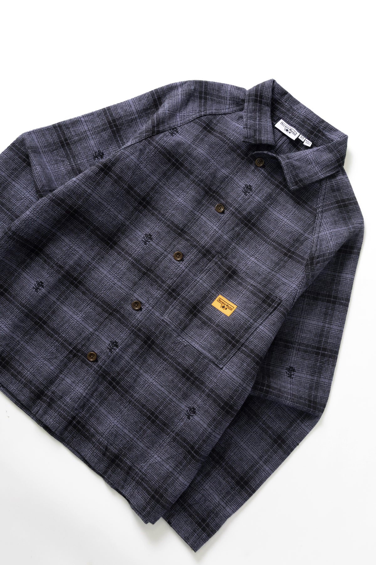Service Works Thistle Plaid FOH Jacket - Black