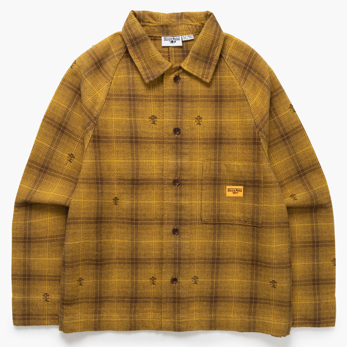 Service Works Thistle Plaid FOH Jacket - Ochre