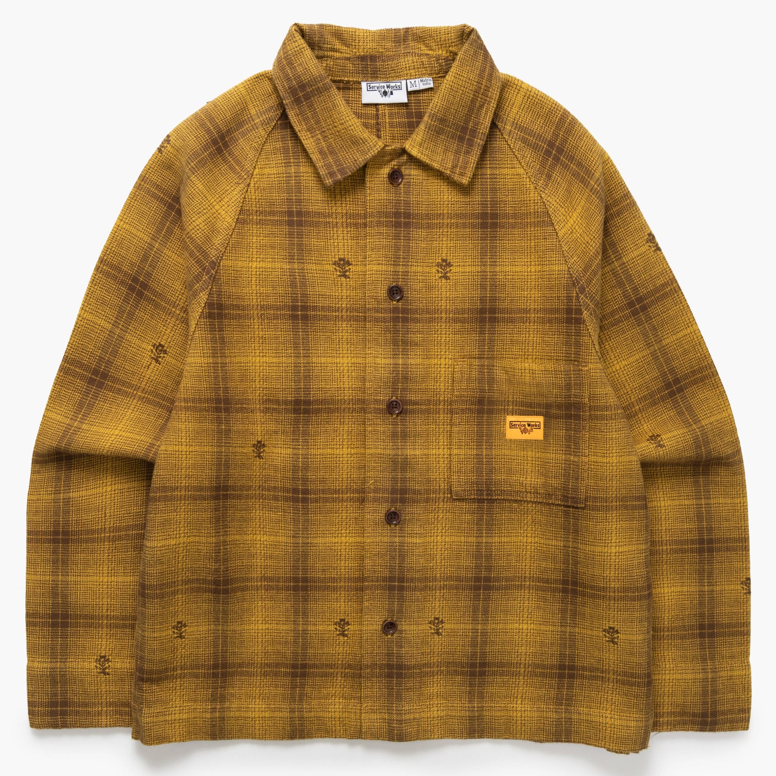 Service Works Thistle Plaid FOH Jacket - Ochre