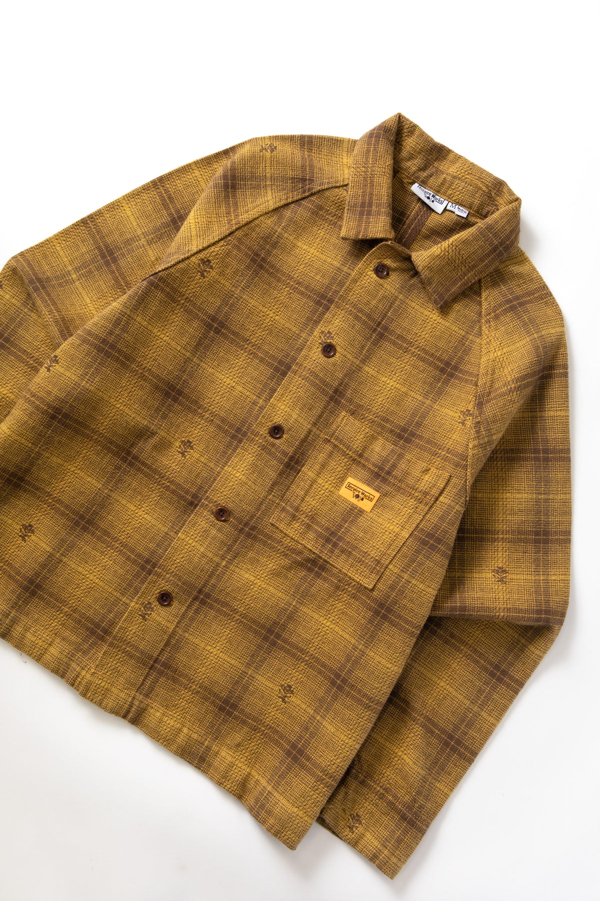 Service Works Thistle Plaid FOH Jacket - Ochre