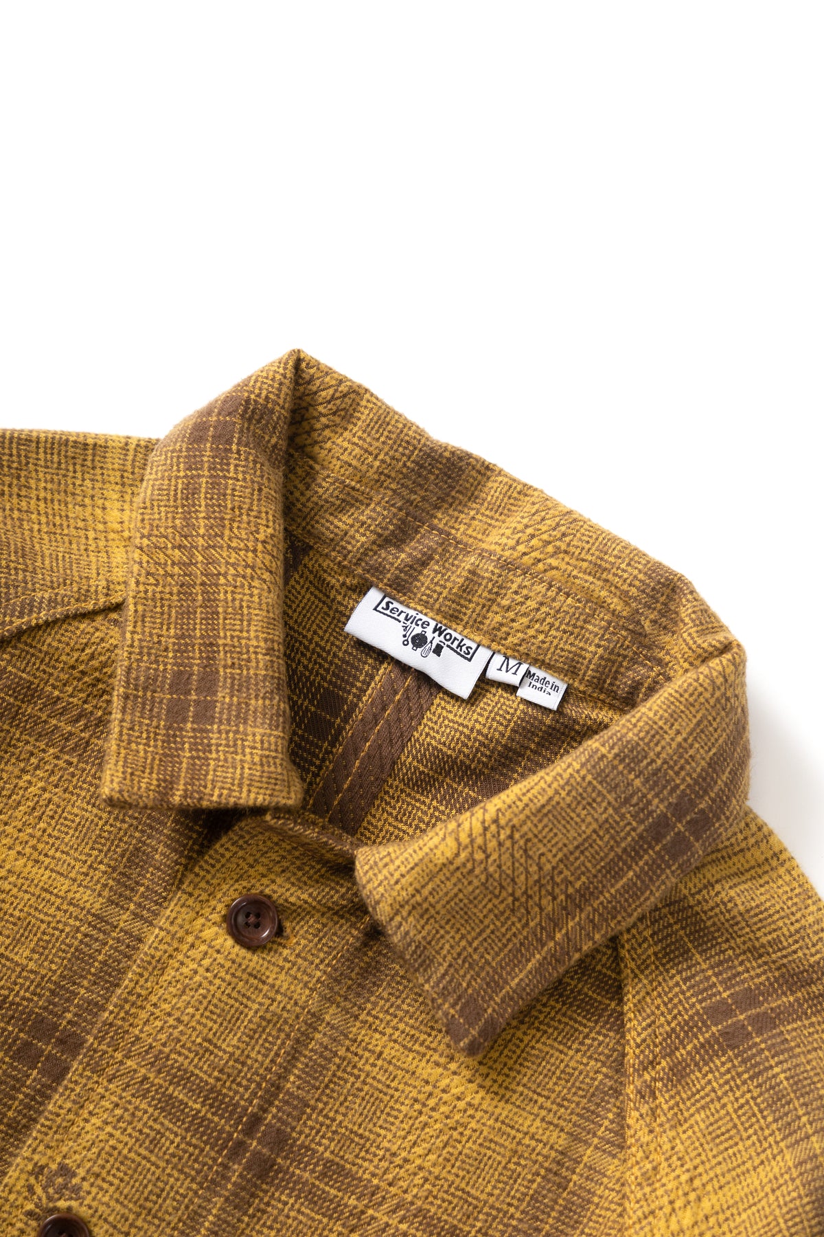 Service Works Thistle Plaid FOH Jacket - Ochre