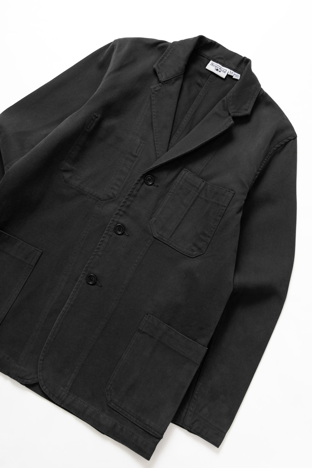 Service Works Moleskin Server Suit Jacket - Black