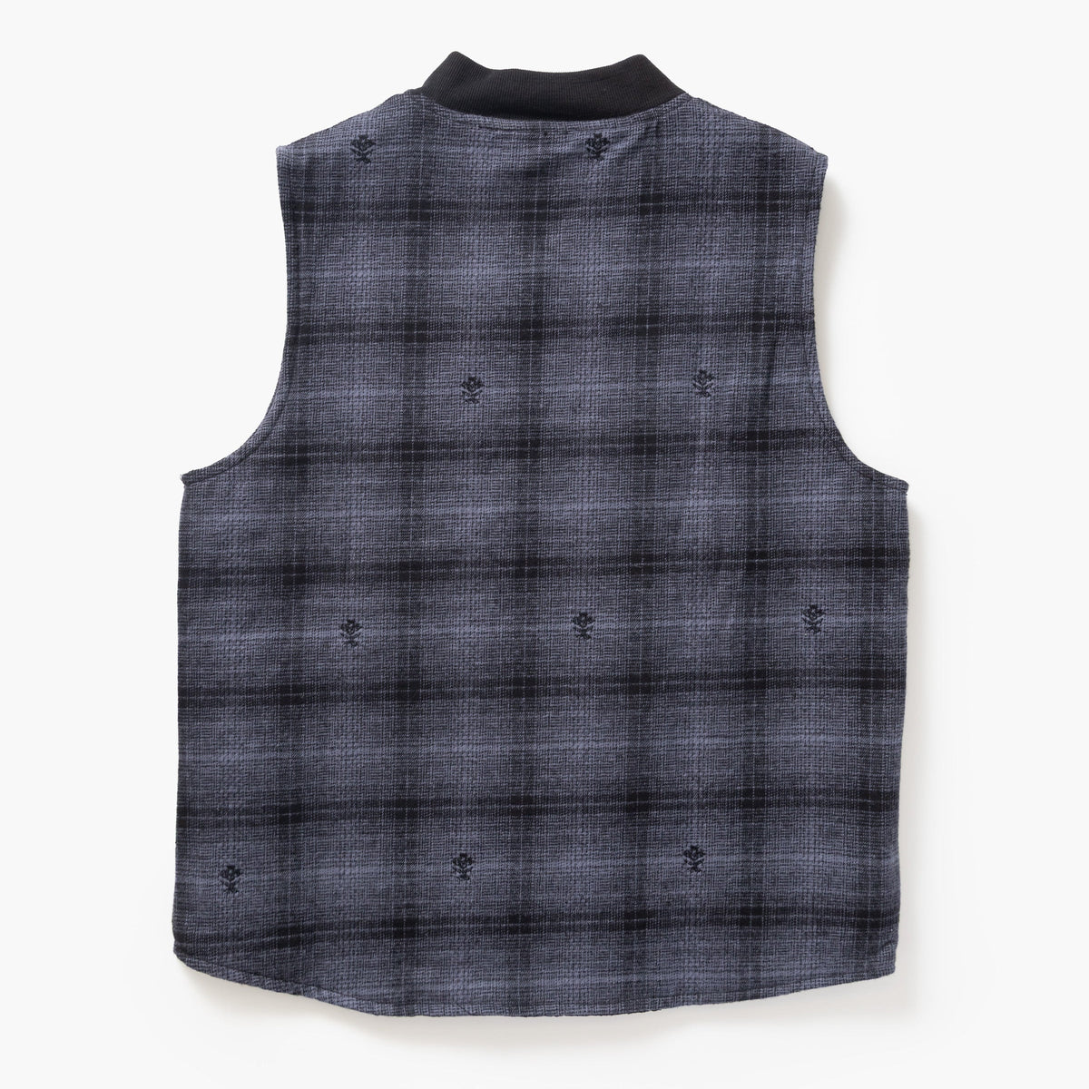 Service Works Thistle Plaid Work Vest - Black