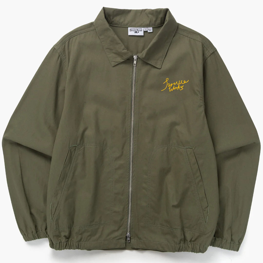 Service Works Twill Work Jacket - Olive