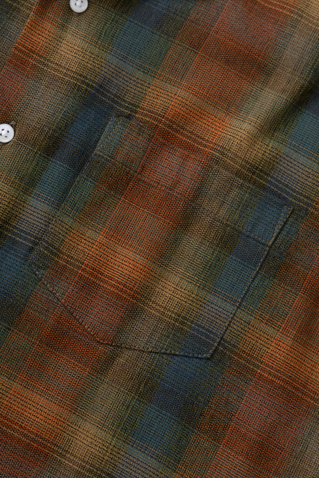 Service Works Plaid Resort Shirt - Brown