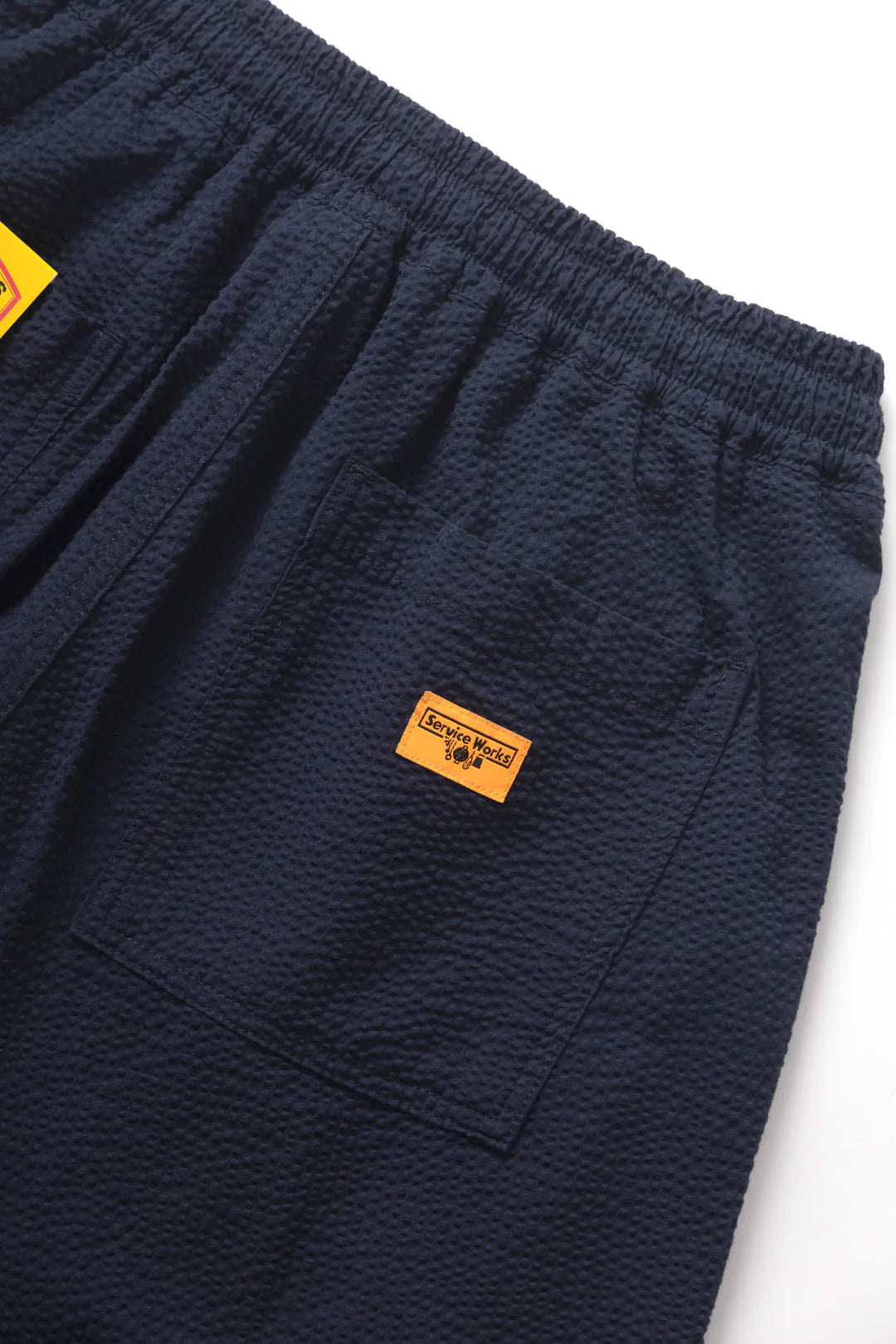 Service Works Seersucker Chef Pants - Dark Navy