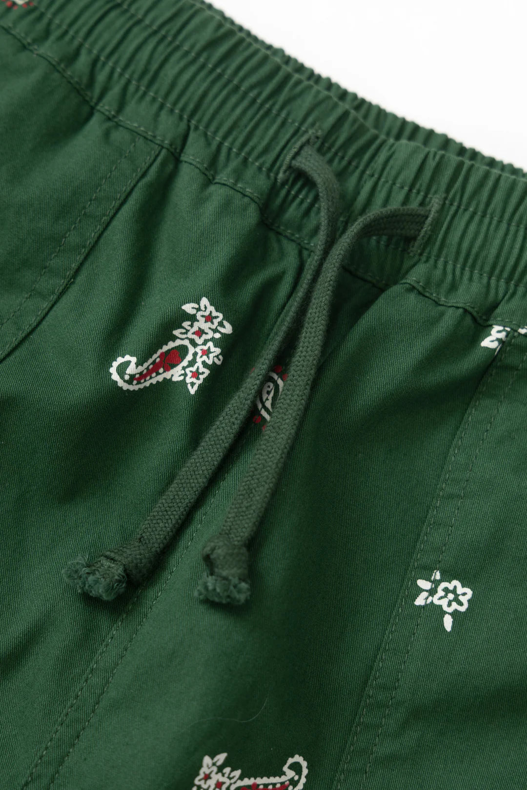 Service Paisley Chef Shorts - Forest