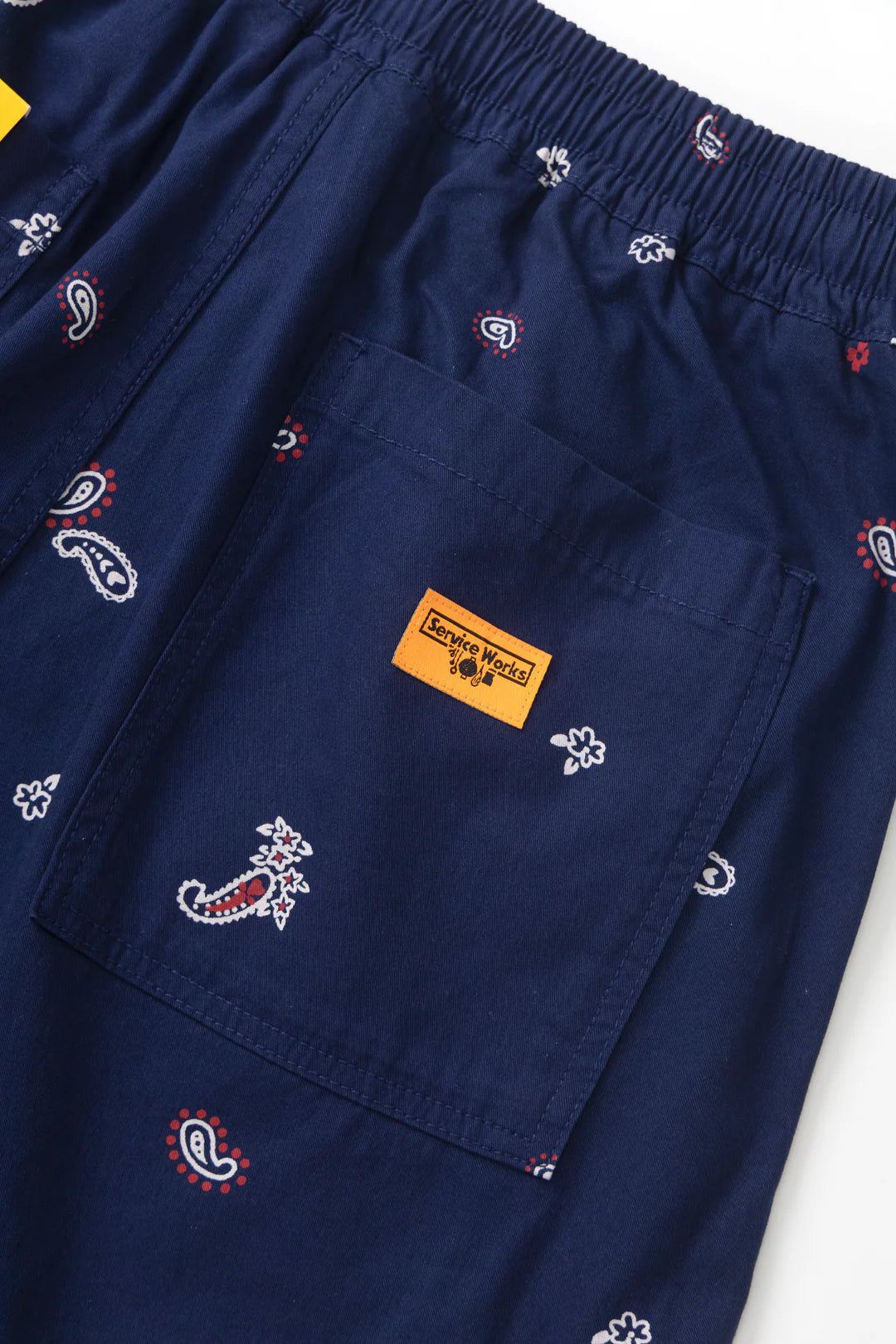 Service Paisley Chef Shorts - Royal