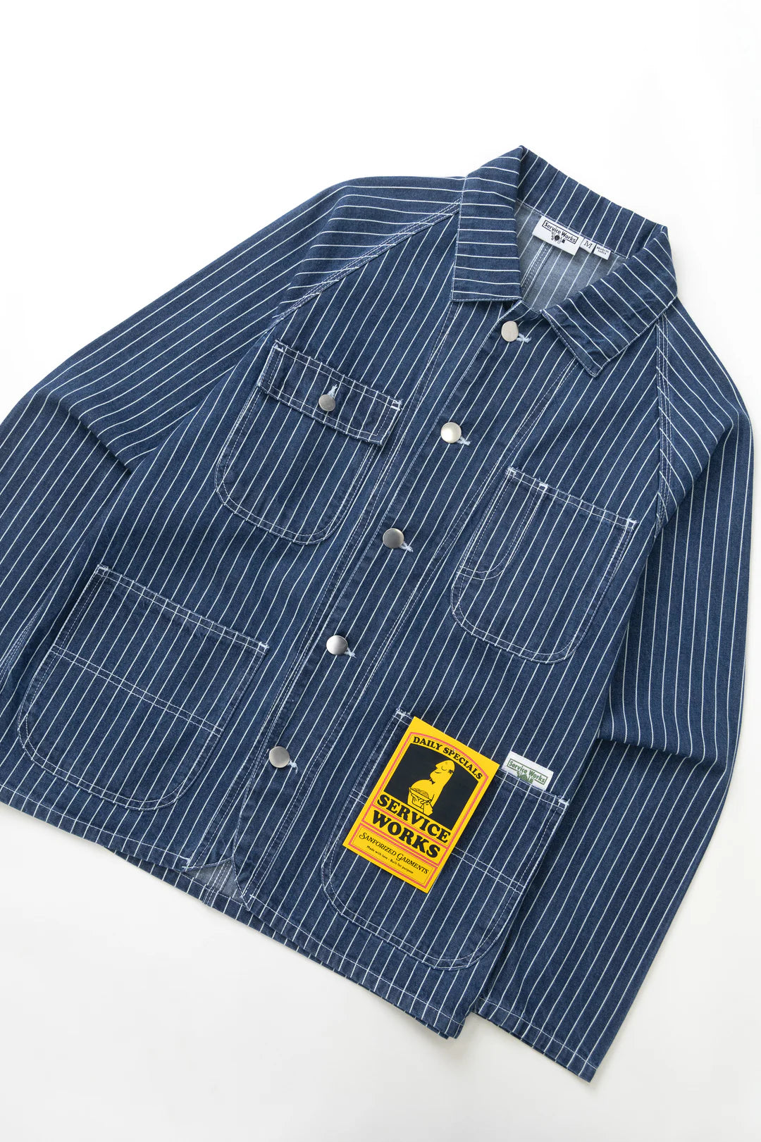 Service Works Pinstripe Denim Coverall 2.0 - Indigo