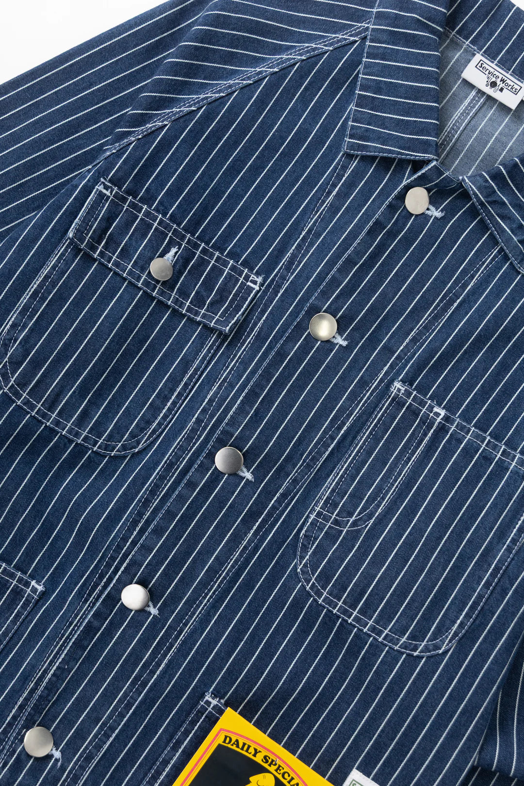 Service Works Pinstripe Denim Coverall 2.0 - Indigo