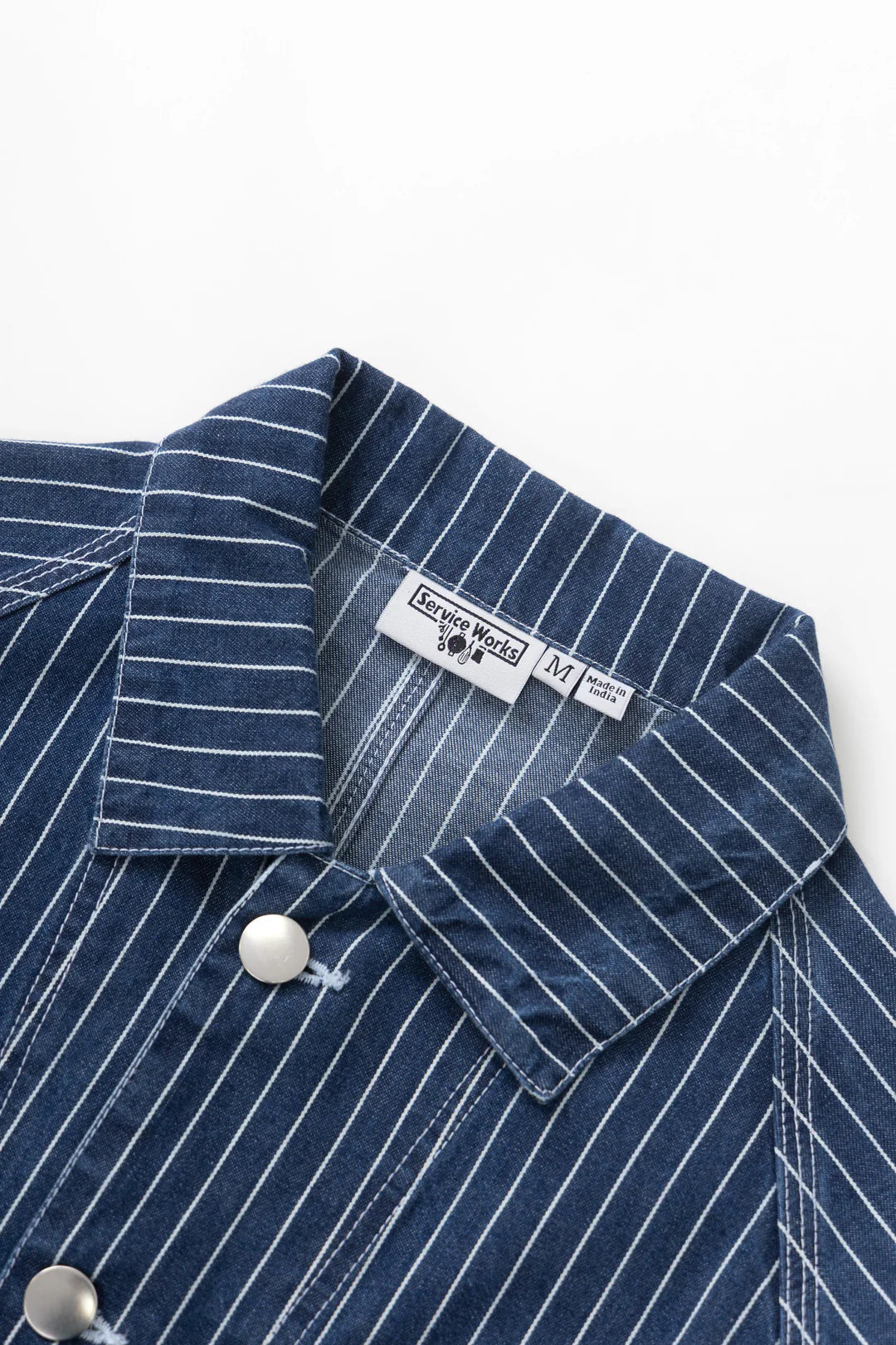 Service Works Pinstripe Denim Coverall 2.0 - Indigo