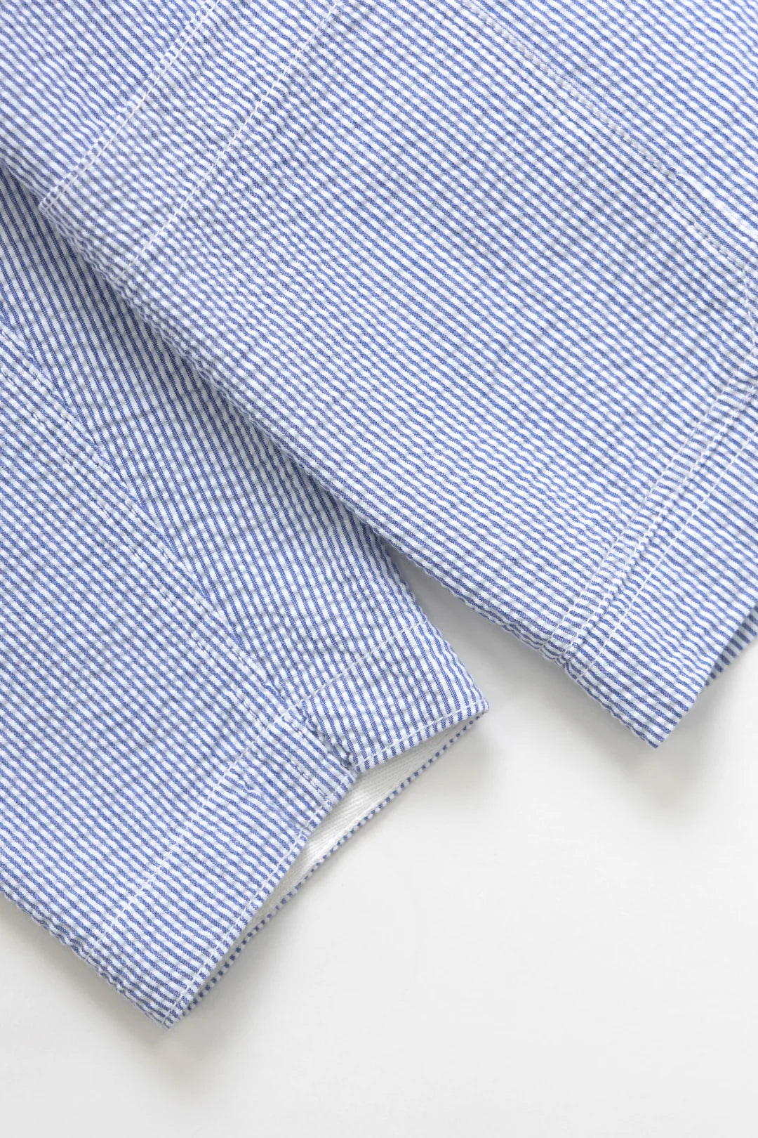 Service Works Seersucker Server Suit Jacket - Navy Stripe