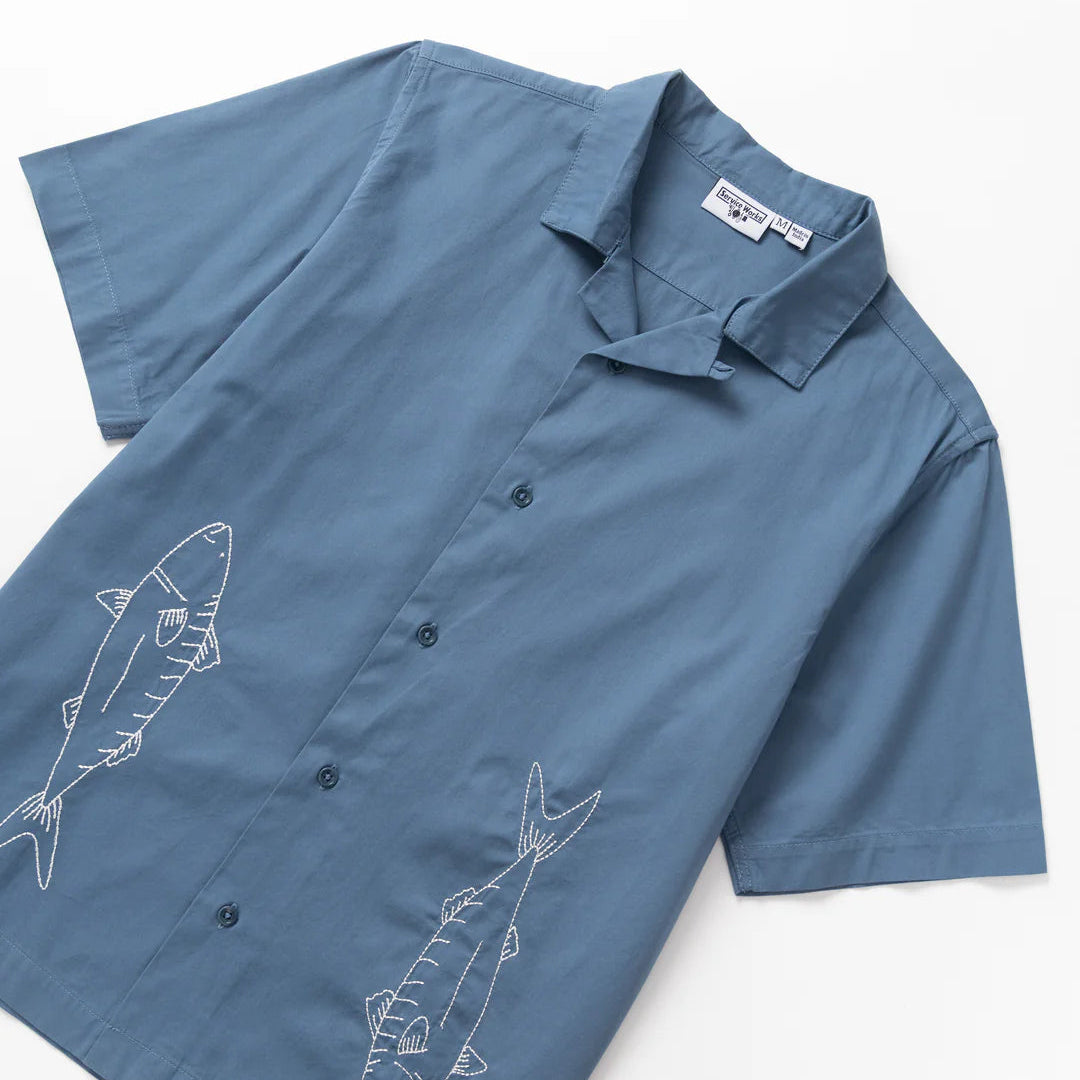 Service Works Mackerel Shirt - Slate