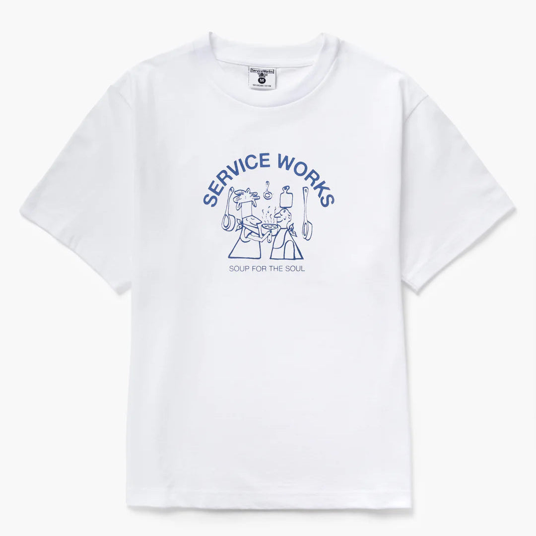 Service Works Soup for the Soul T-Shirt - White