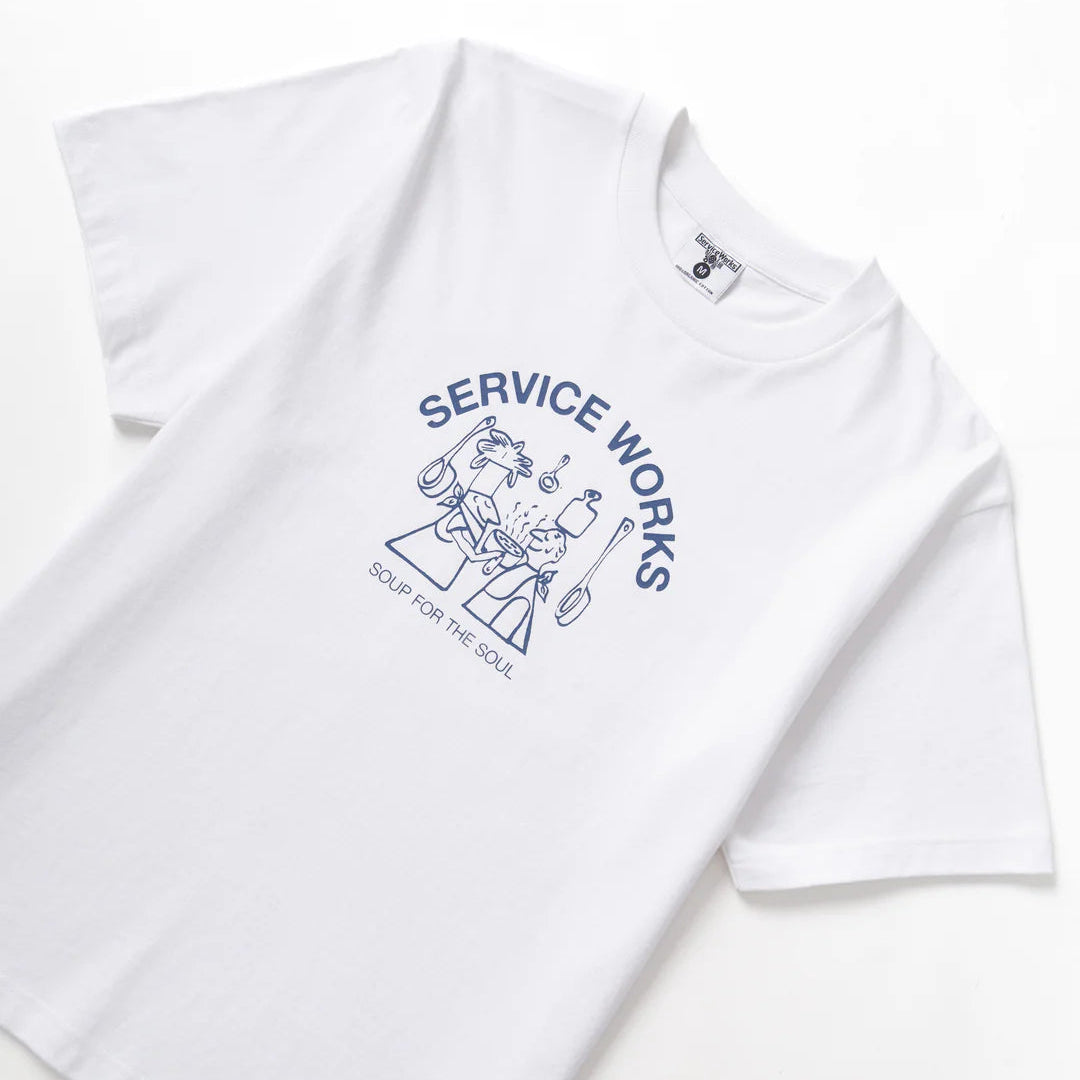 Service Works Soup for the Soul T-Shirt - White