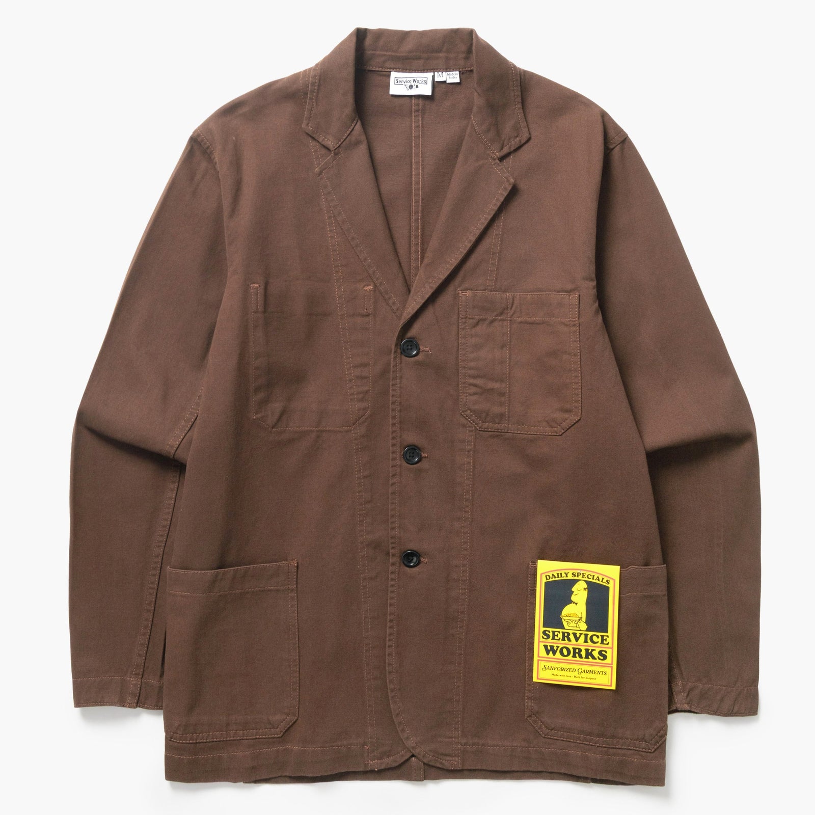 Service Works Twill Server Suit - Brown