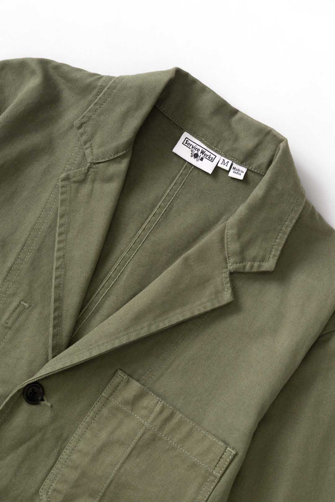 Service Works Twill Server Suit Jacket - Olive