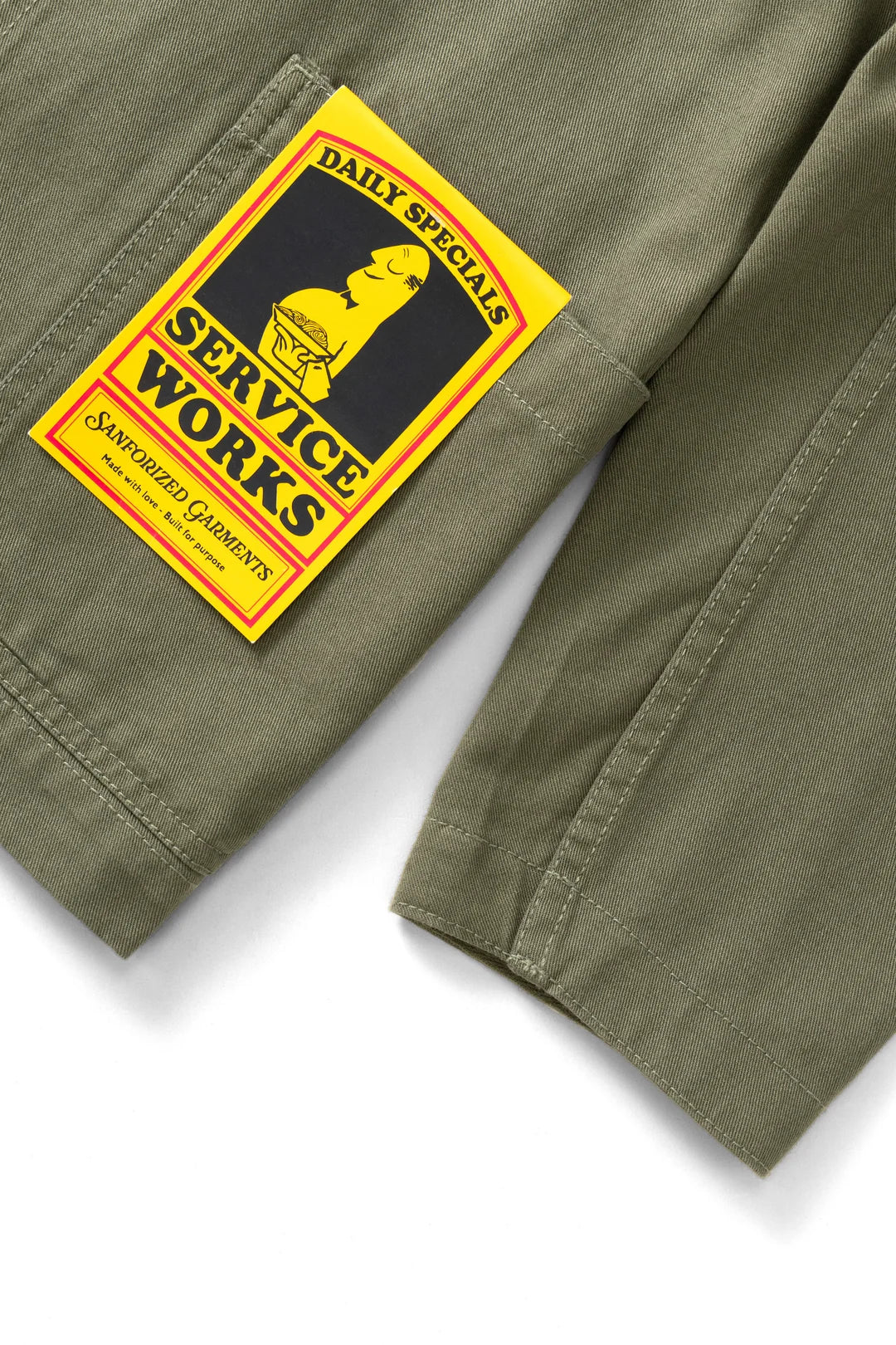 Service Works Twill Server Suit Jacket - Olive