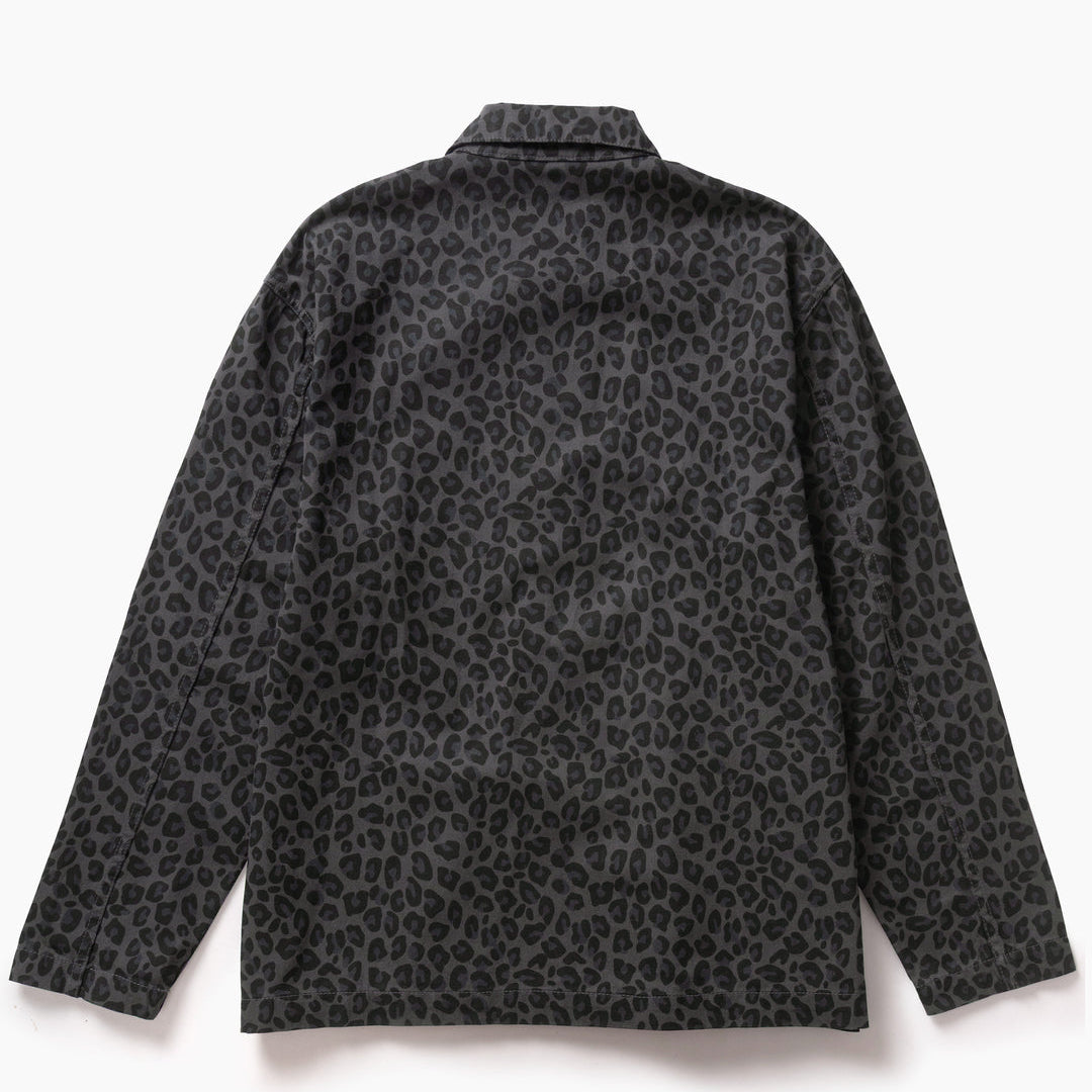 Service Works Patterened Easy Chef Shirt - Black Leopard