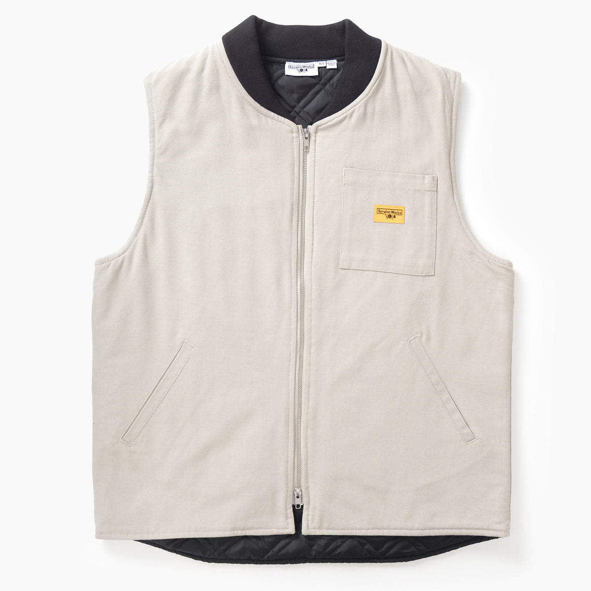 Service Works Canvas Work Vest - Stone