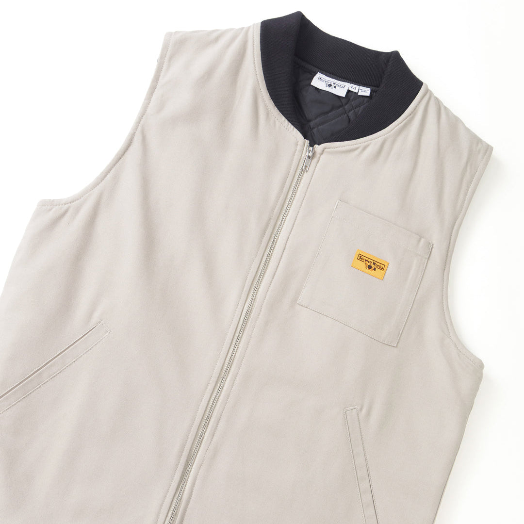 Service Works Canvas Work Vest - Stone