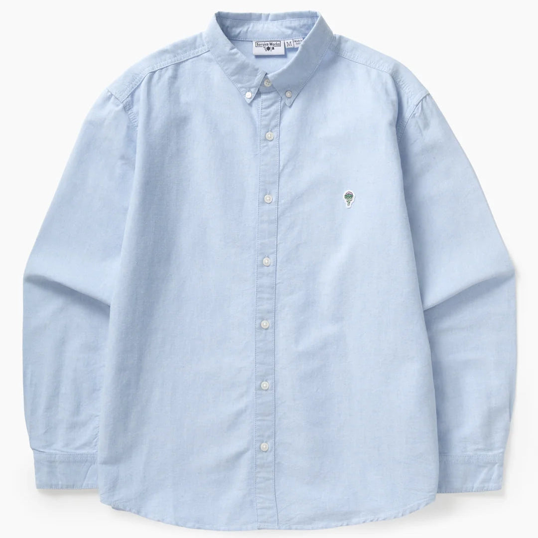 Service Works Artichoke Oxford Shirt - Blue