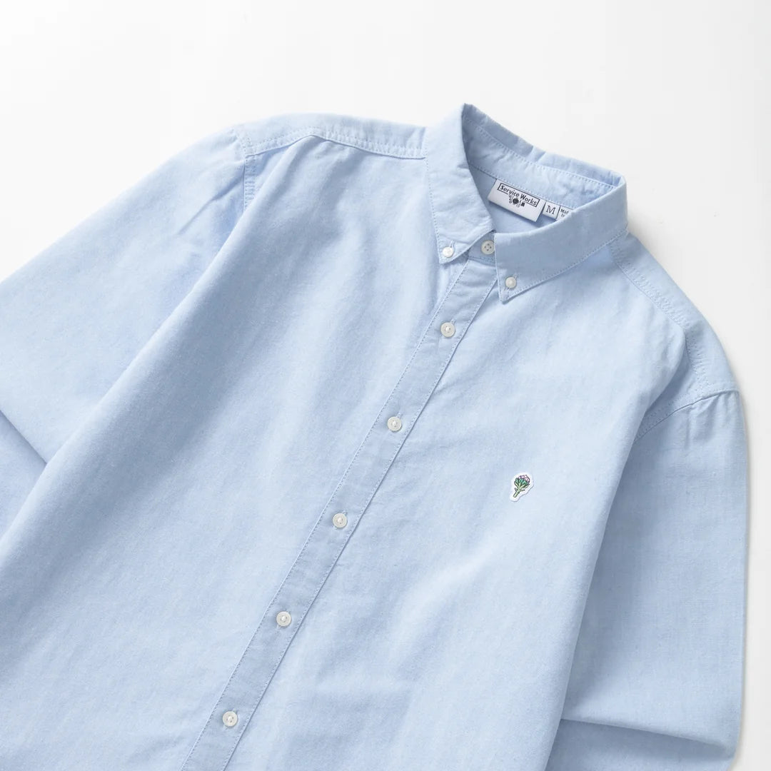 Service Works Artichoke Oxford Shirt - Blue