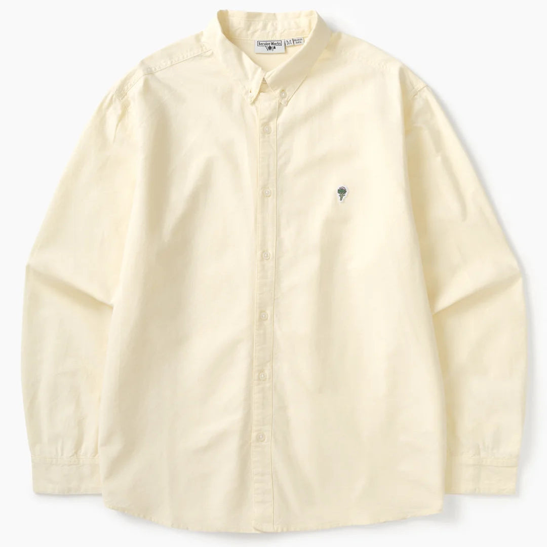 Service Works Artichoke Oxford Shirt - Vanilla