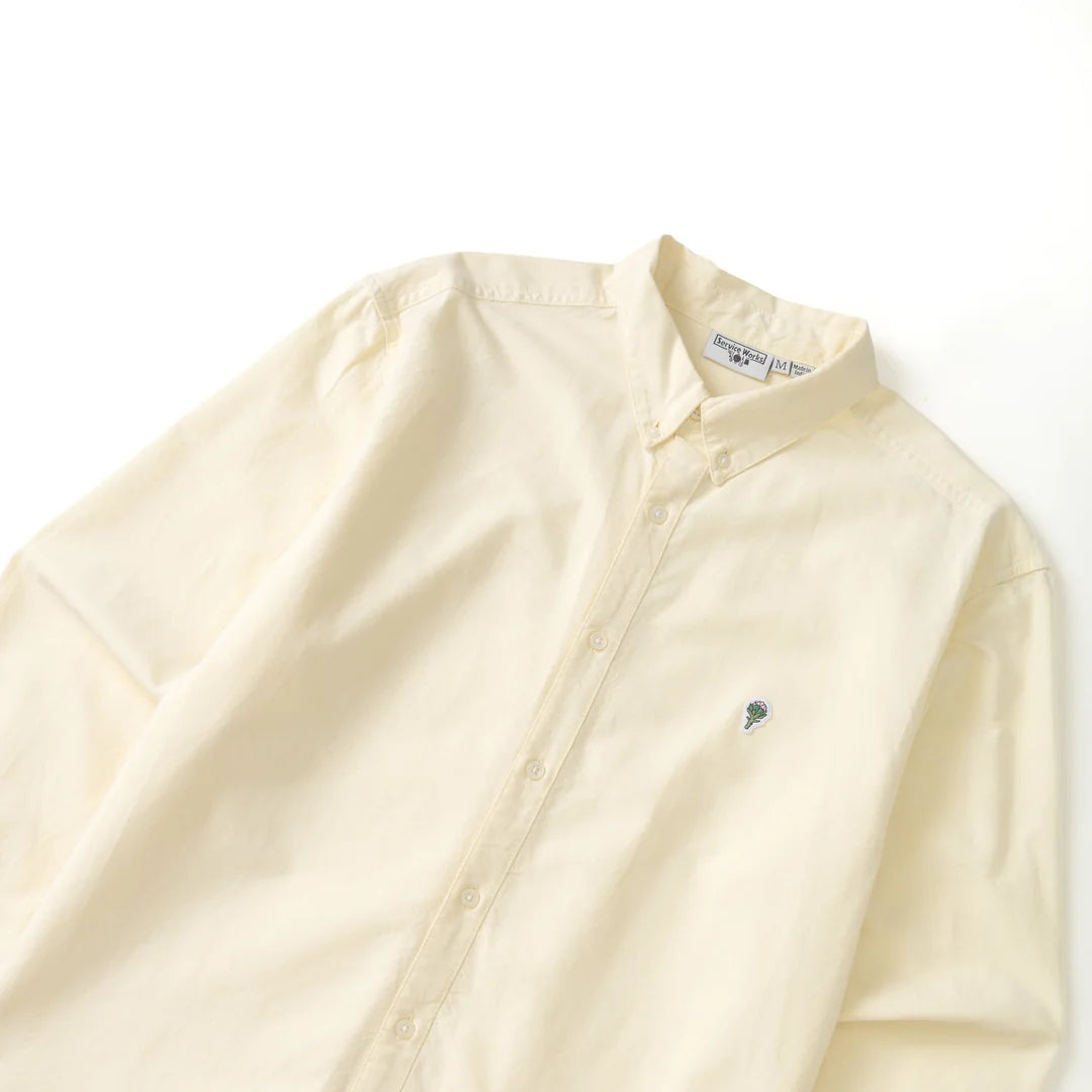 Service Works Artichoke Oxford Shirt - Vanilla