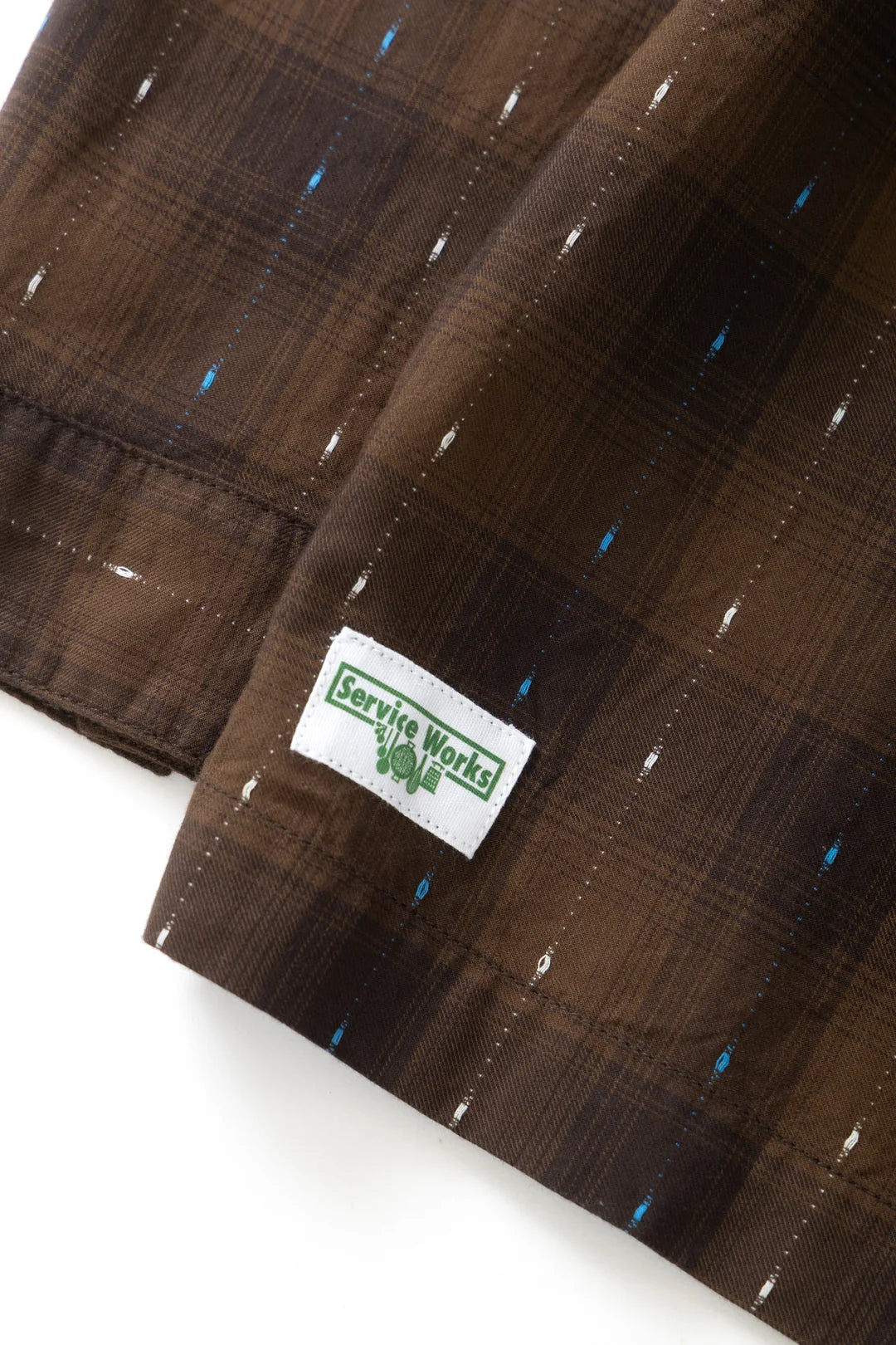 Service Works Drag Stitch Resort Shirt - Brown