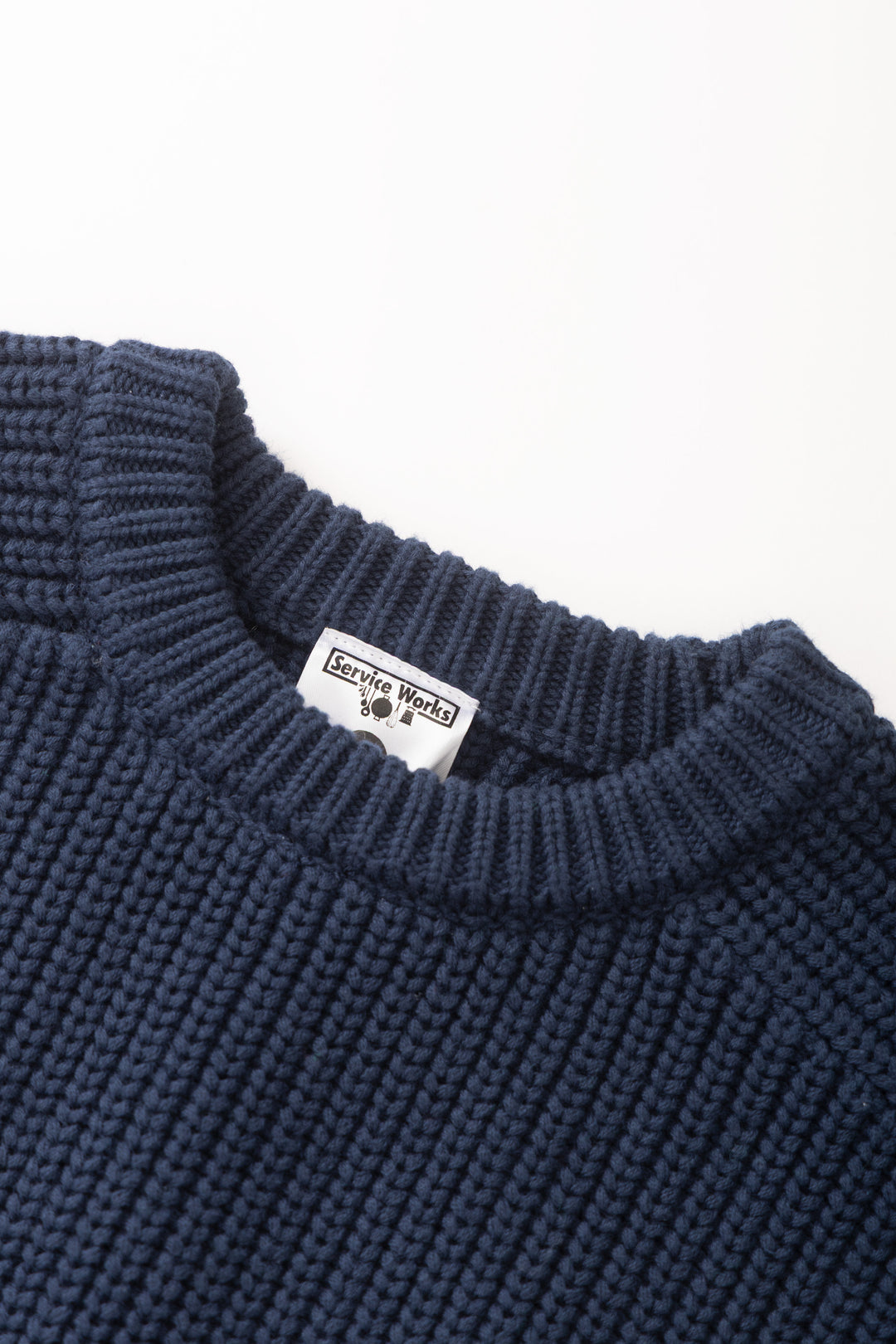 Service Works Artichoke Chunky Knit - Navy